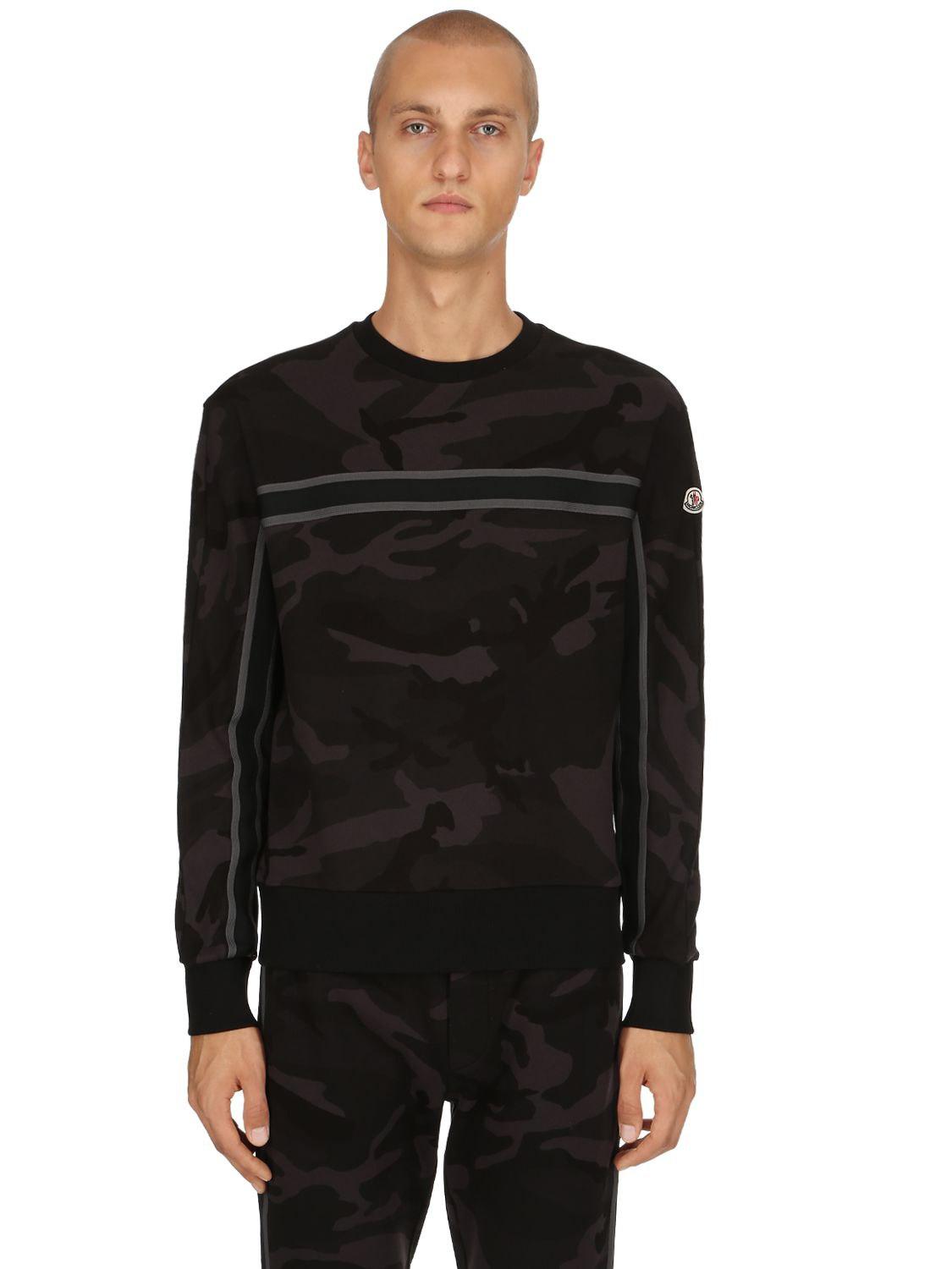 moncler camo sweatshirt