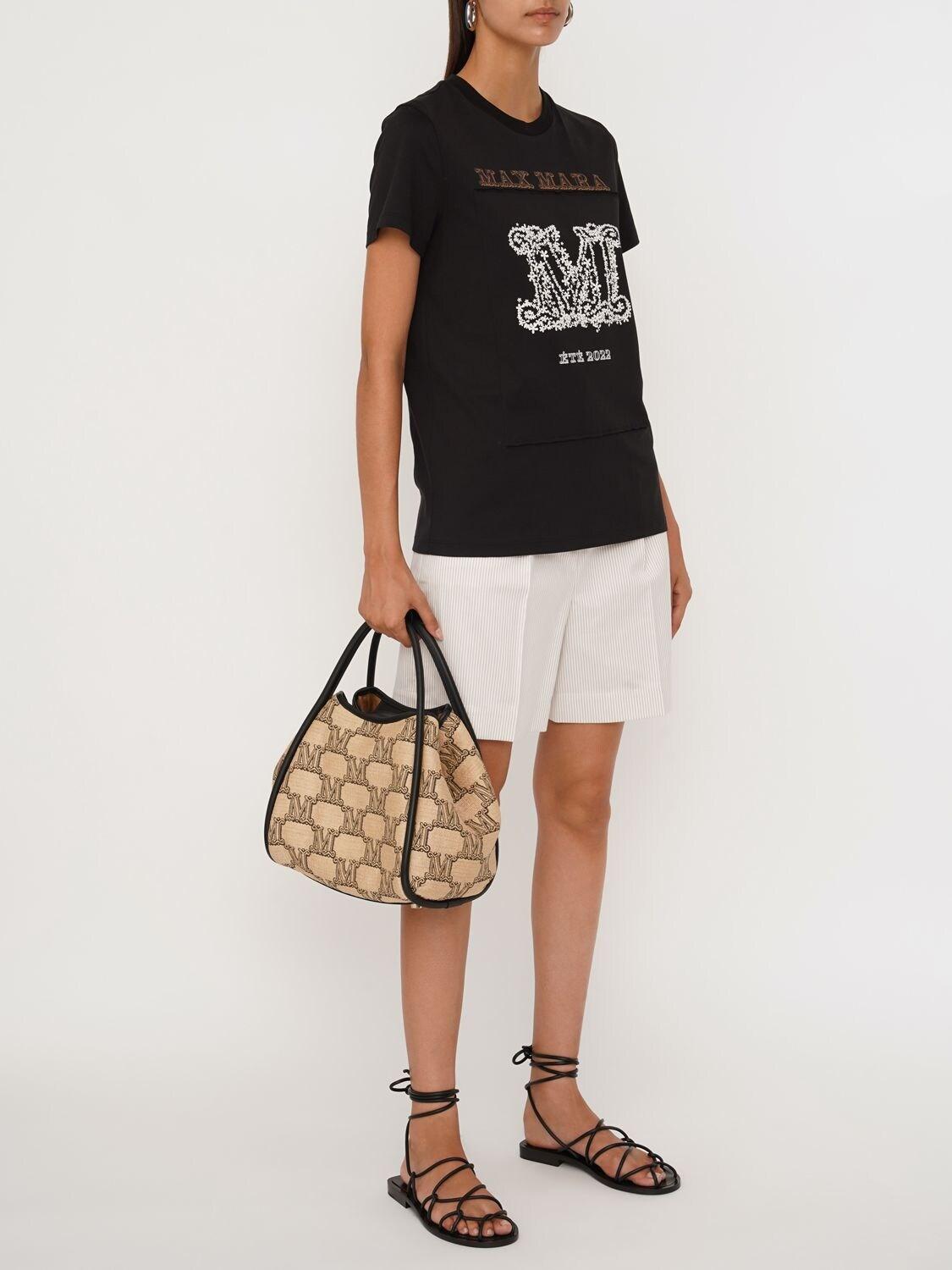 【Max Mara】JACQUARD STOLE WITH MONOGRAM PATTERN（関税込み） Max Mara】JACQUARD STOLE WITH MONOGRAM PATTERN（関税込み）