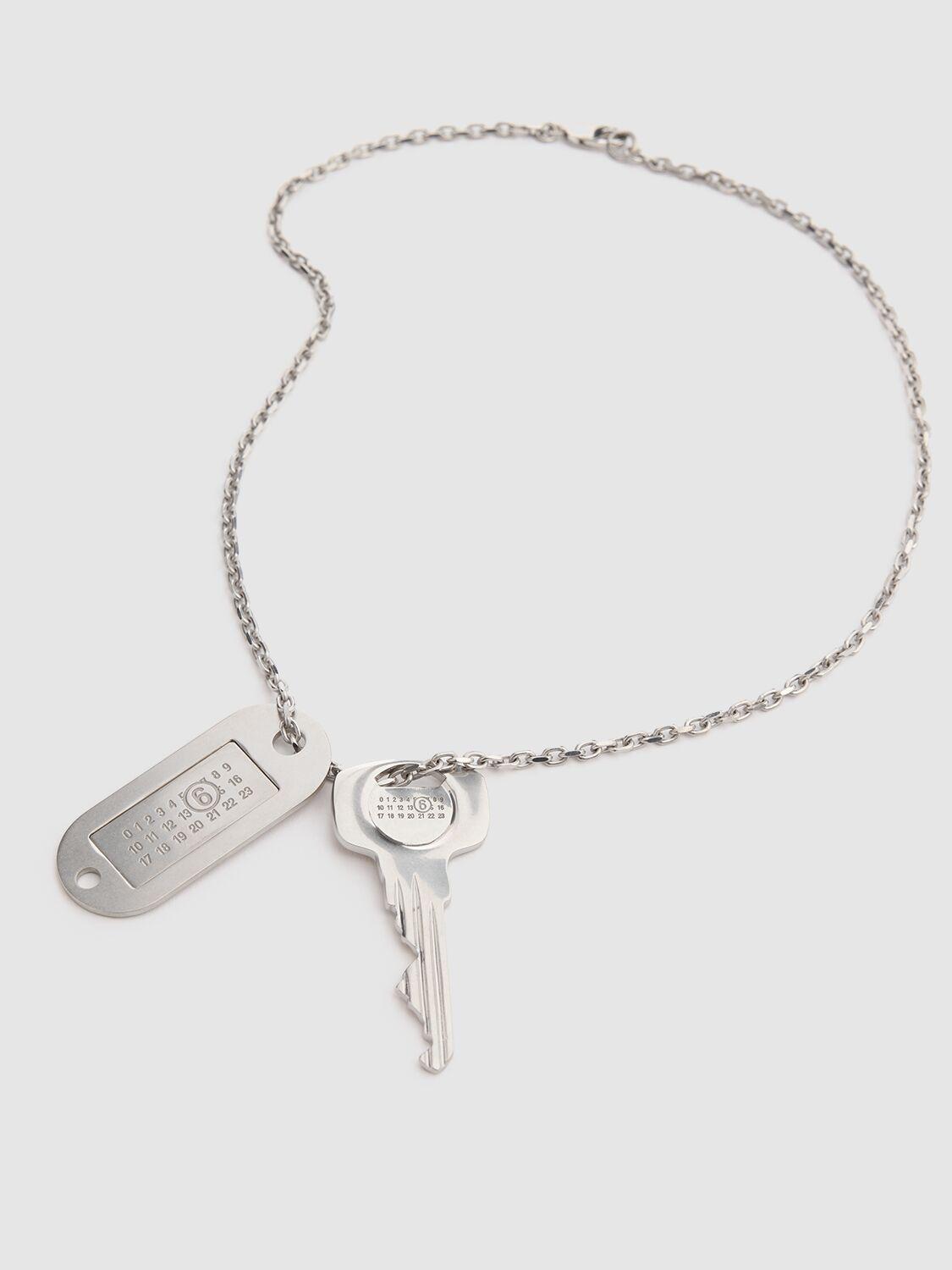 MM6 Maison Margiela★Key Necklace MM6 MAISON MARGIELA Mm6 Key Necklace MM6 Maison Margiela