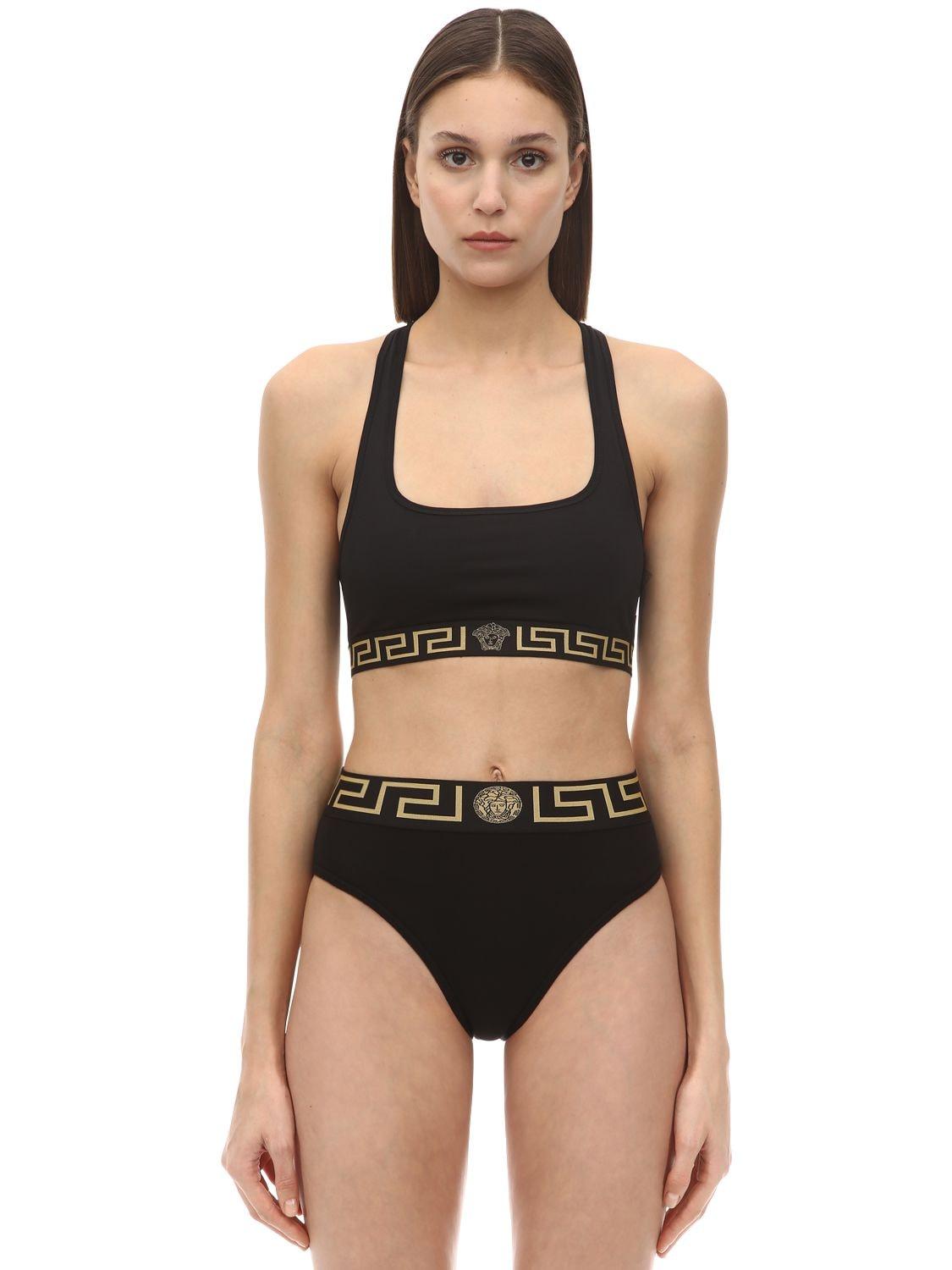 versace bralette top