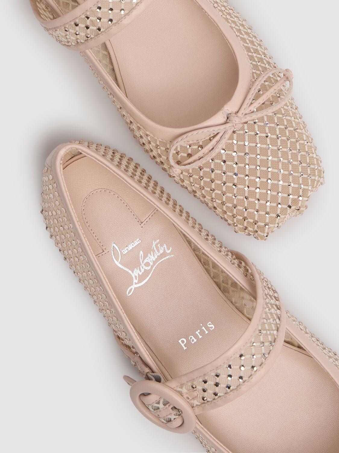 Christian Louboutin◆Mamastrapitina◆バレリーナ 10mm CHRISTIAN LOUBOUTIN Mamastrapitina crystal-embellished