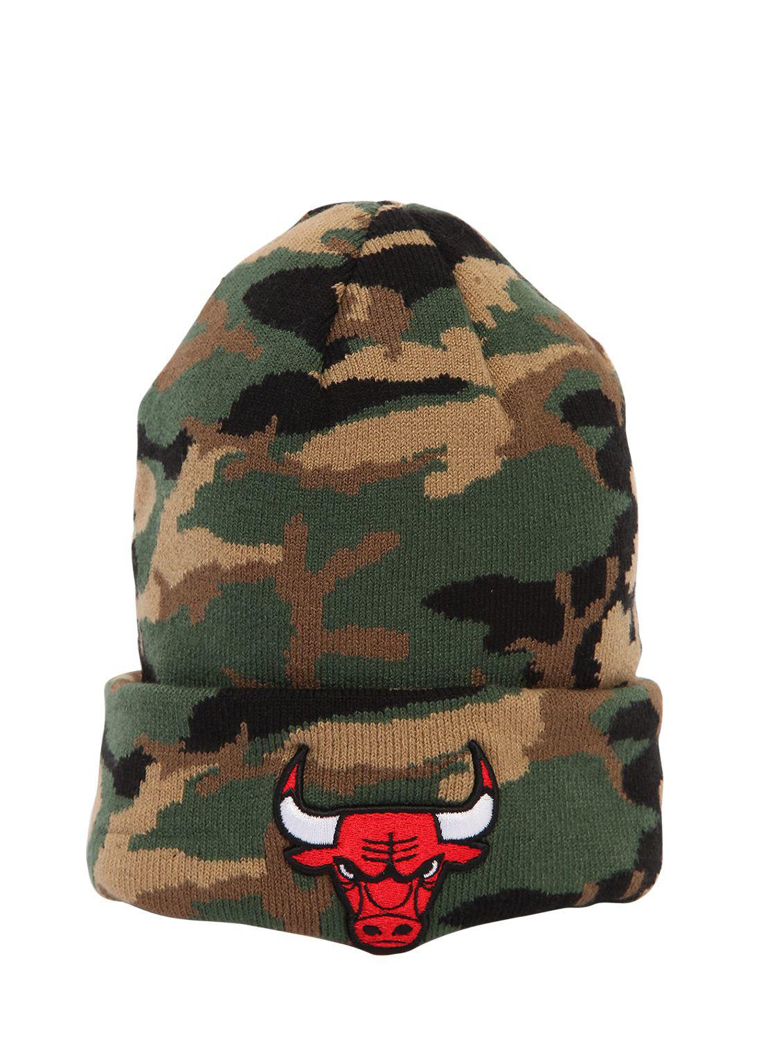 chicago bulls camouflage hat