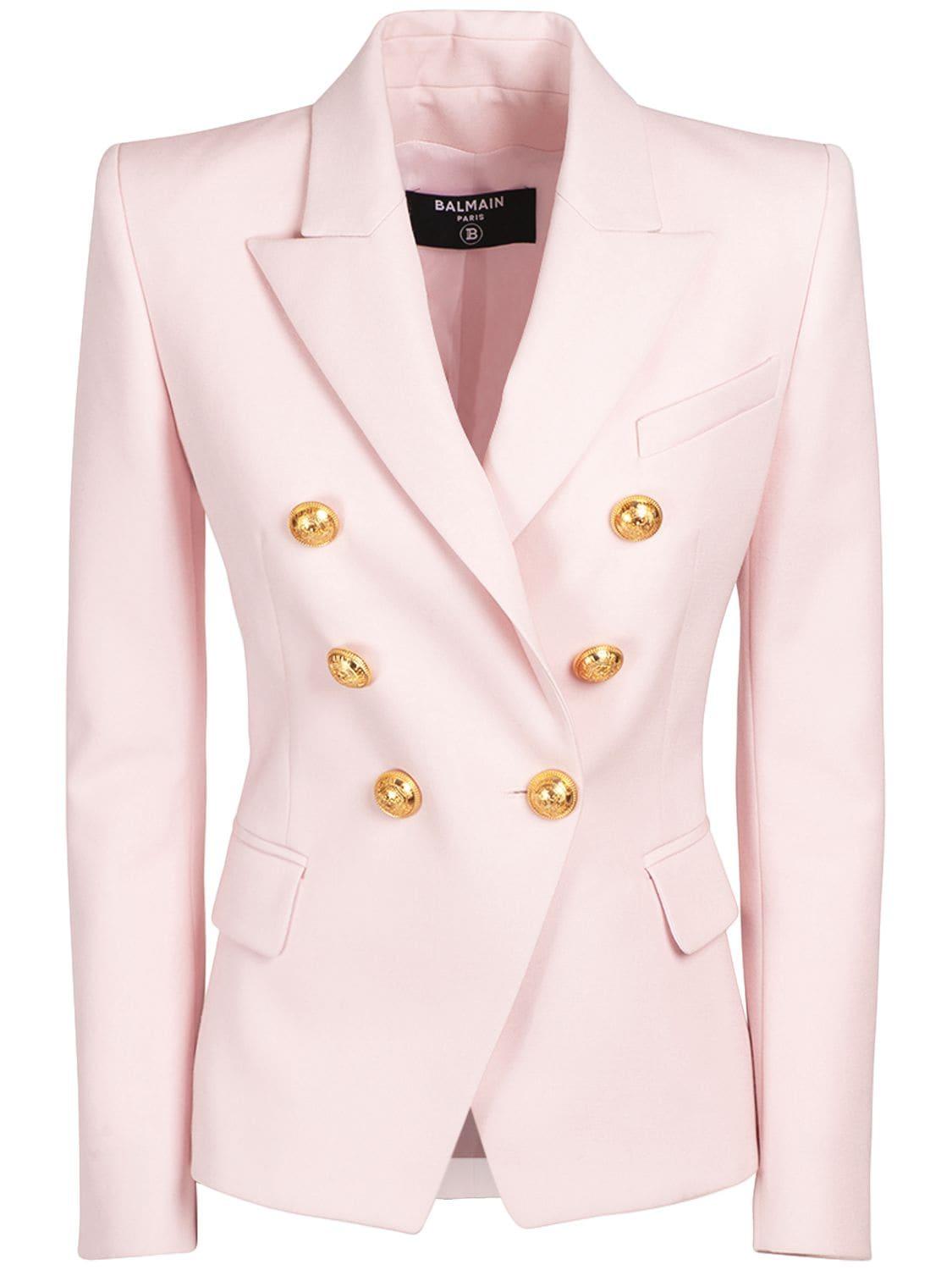 balmain pink jacket