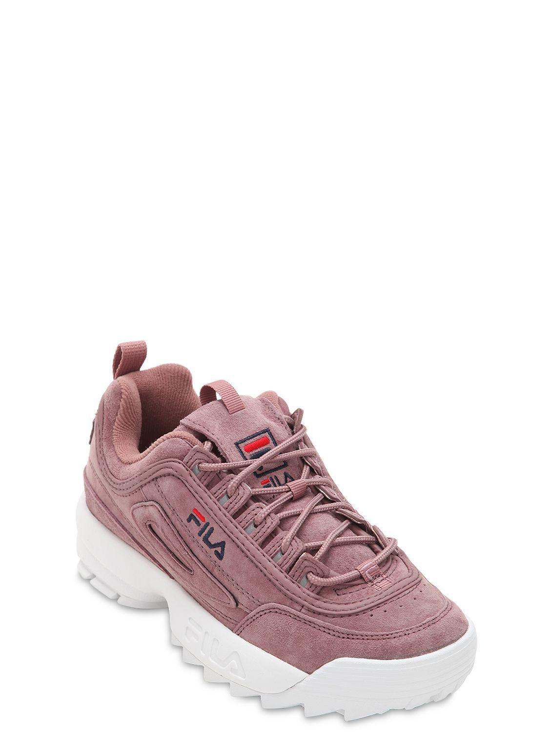 fila pink suede shoes inexpensive 1c8cf 