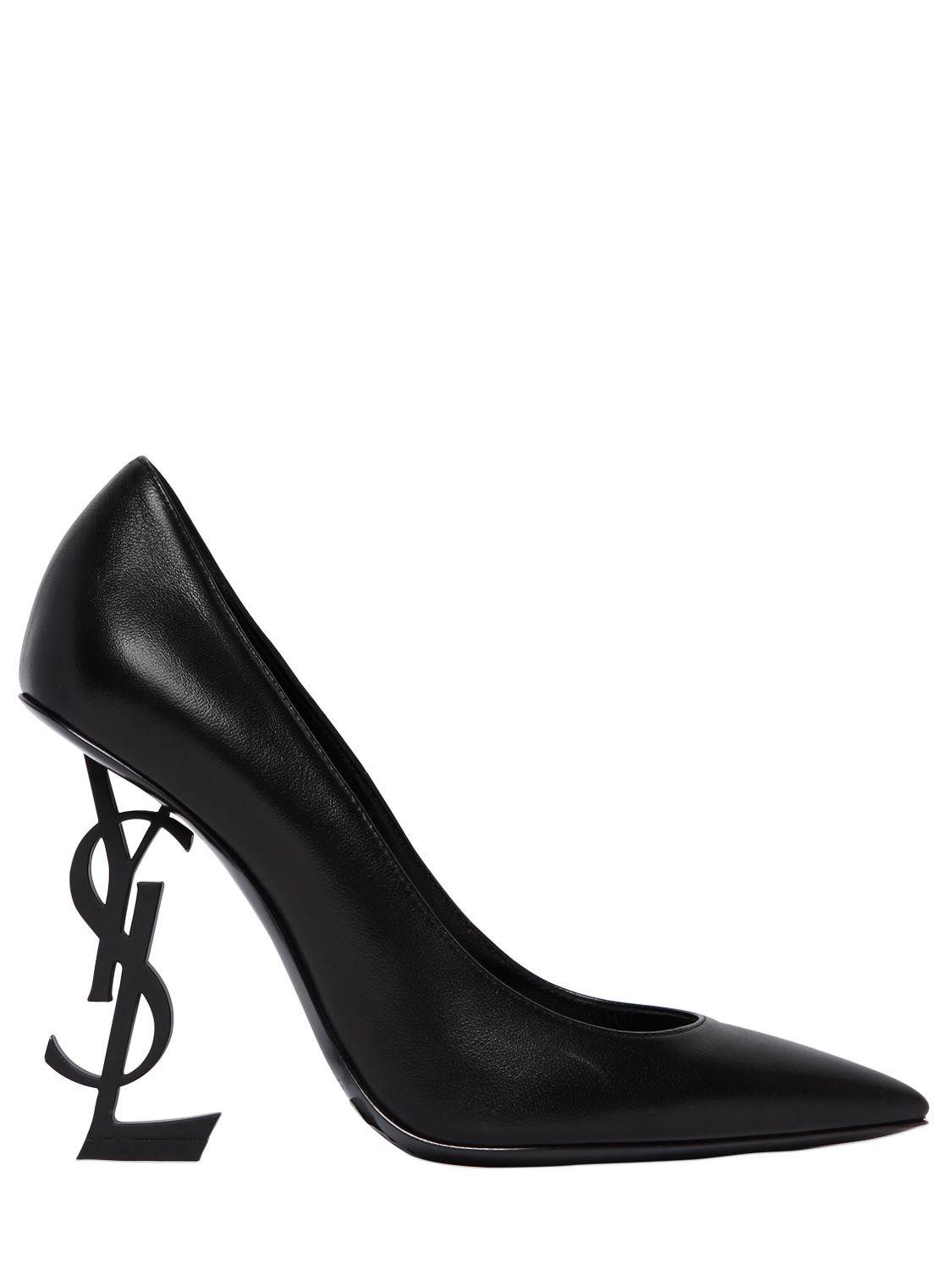 Saint Laurent Opium Ysl Pump in Black | Lyst Canada