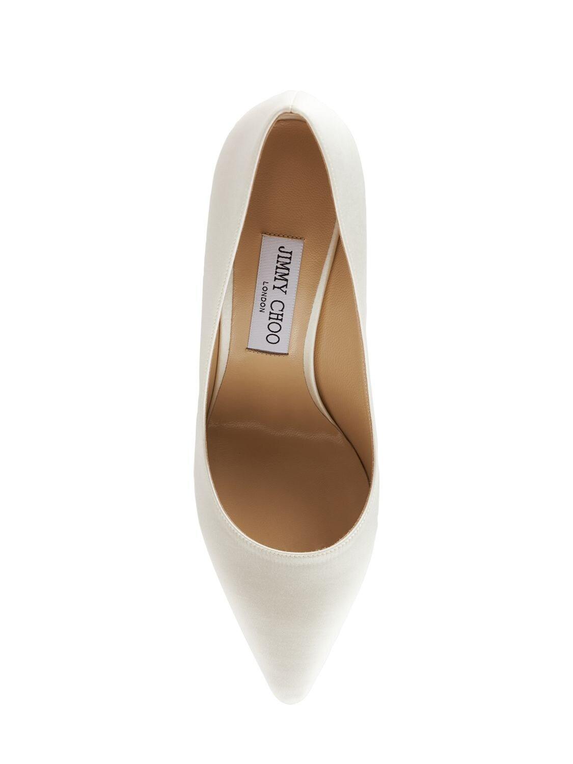 Jimmy Choo 85mm Romy Satin Pumps in 