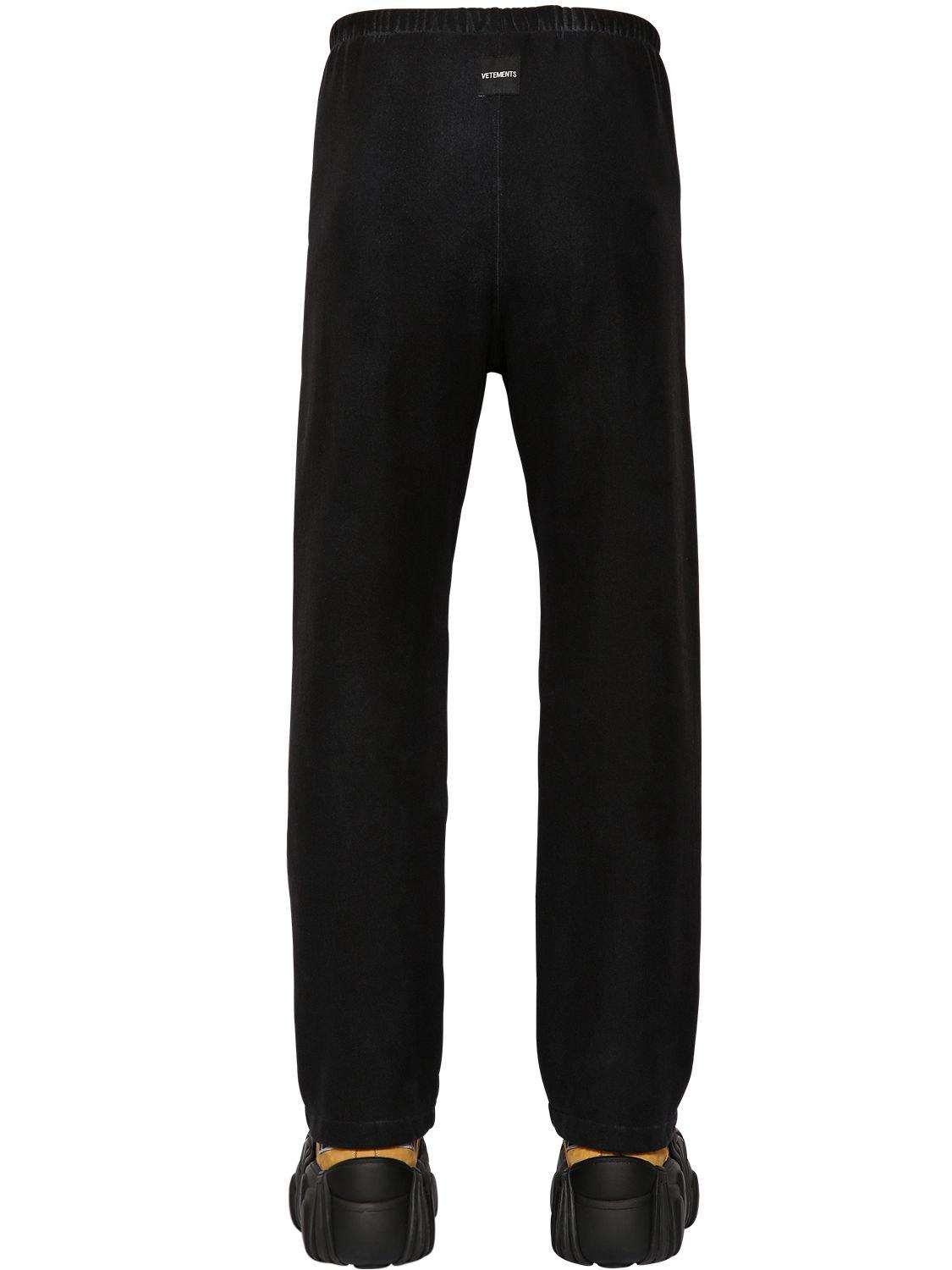 Vetements New Black Logo Sweatpants