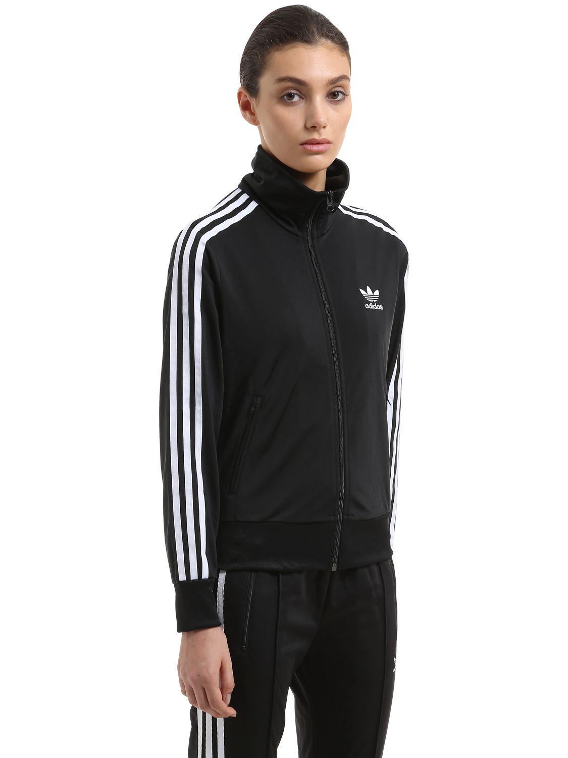 adidas high collar track jacket