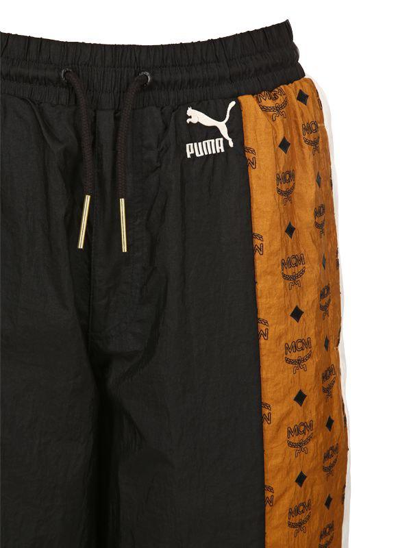 puma nylon track pants