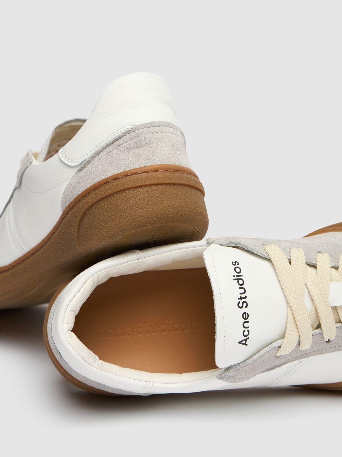 Acne white sneakers deals