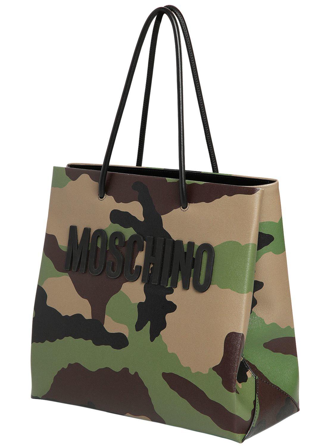 moschino camouflage bag