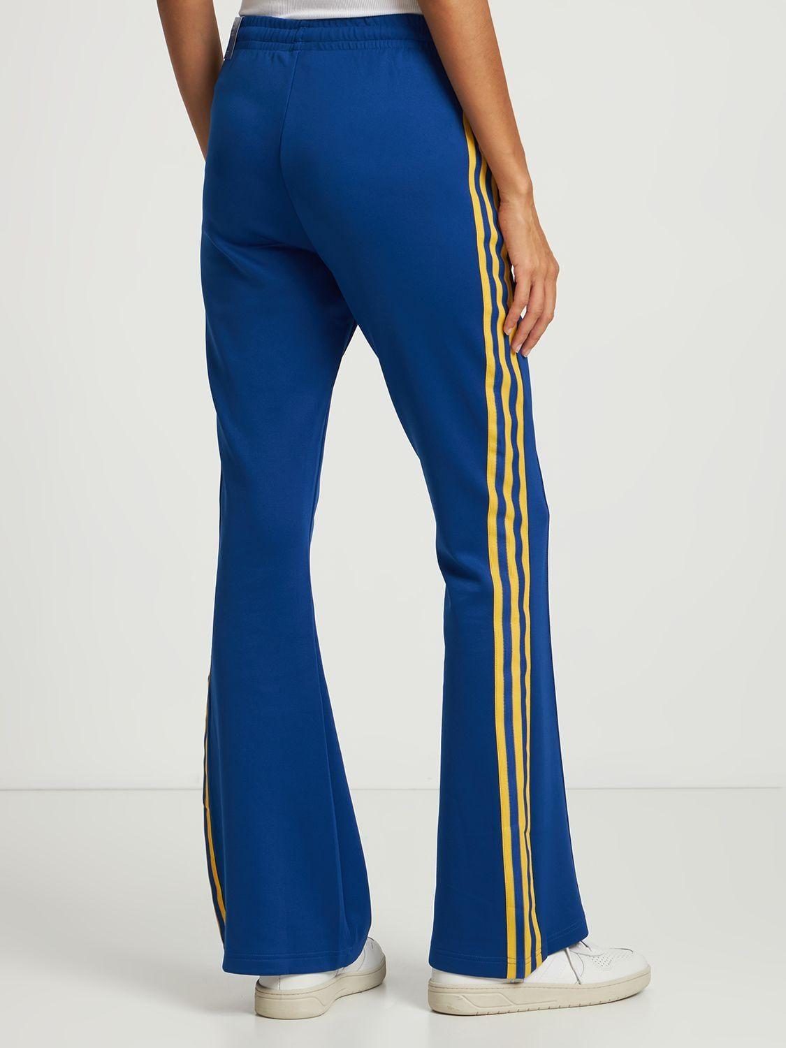 Adidas velvet flare track pant store