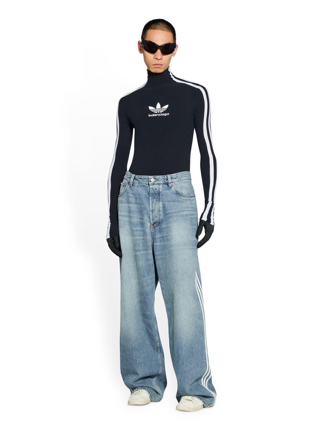 Balenciaga X Adidas Wide-leg Jeans in Blue for Men | Lyst Canada