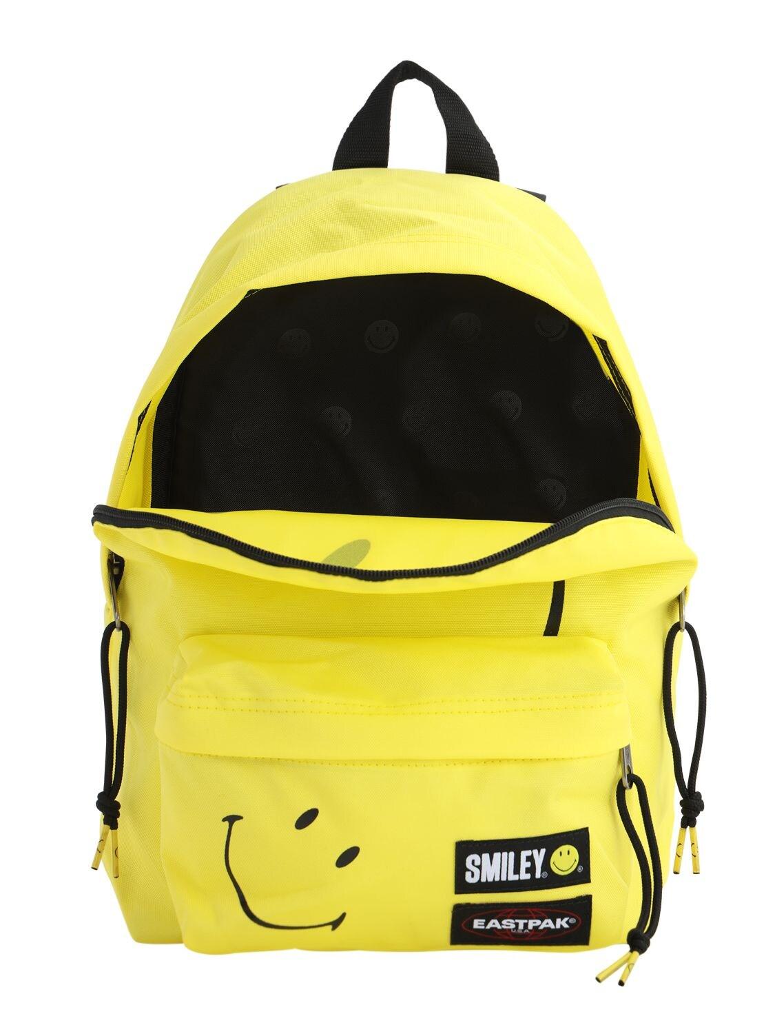 Eastpak 10 L Orbit Smiley Backpack in Yellow | Lyst