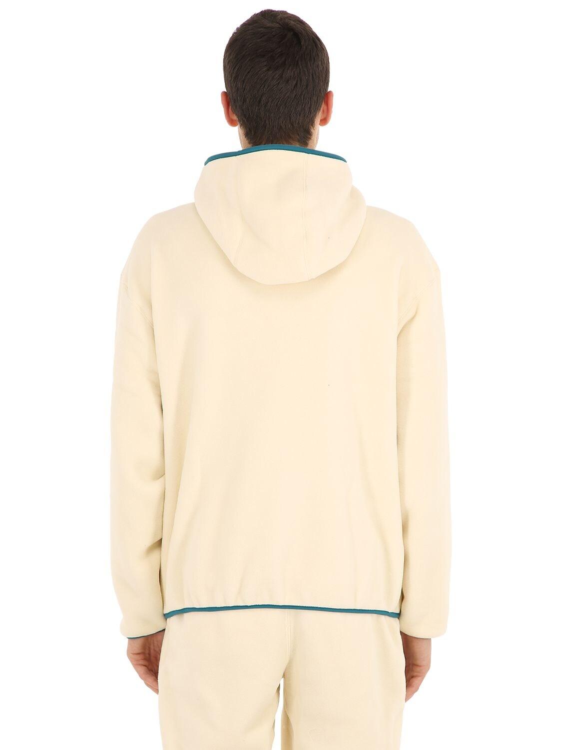 Nike Men’s Yoga Sherpa Pinnacle Half-Zip Sweatshirt Fleece Green LARGE NWT 0