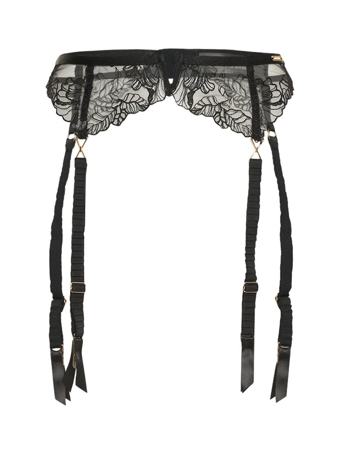 Bluebella Mirabel Lace Suspender Belt in Black Lyst