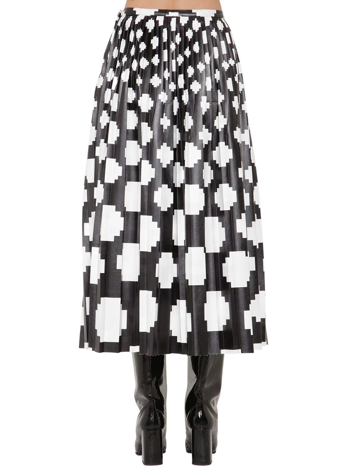 Marni Geometric Print Skirt in Black/White (Black) - Save 63% | Lyst