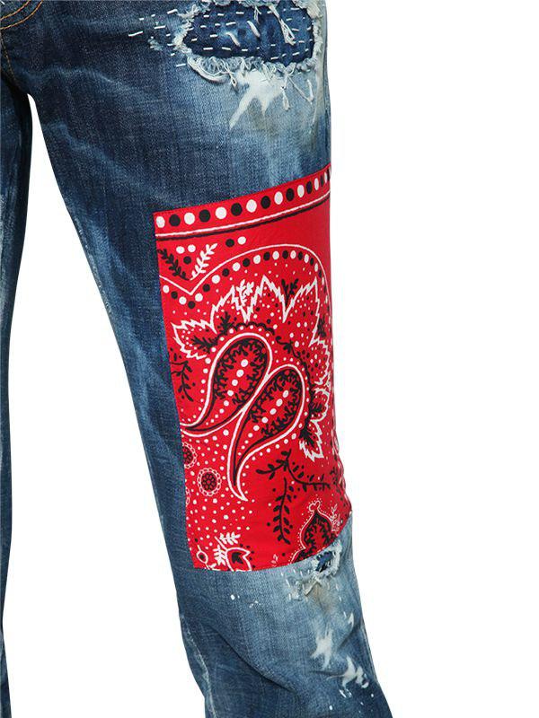 DSquared² Denim Cool Guy Bandana Jeans in Blue for Men Lyst