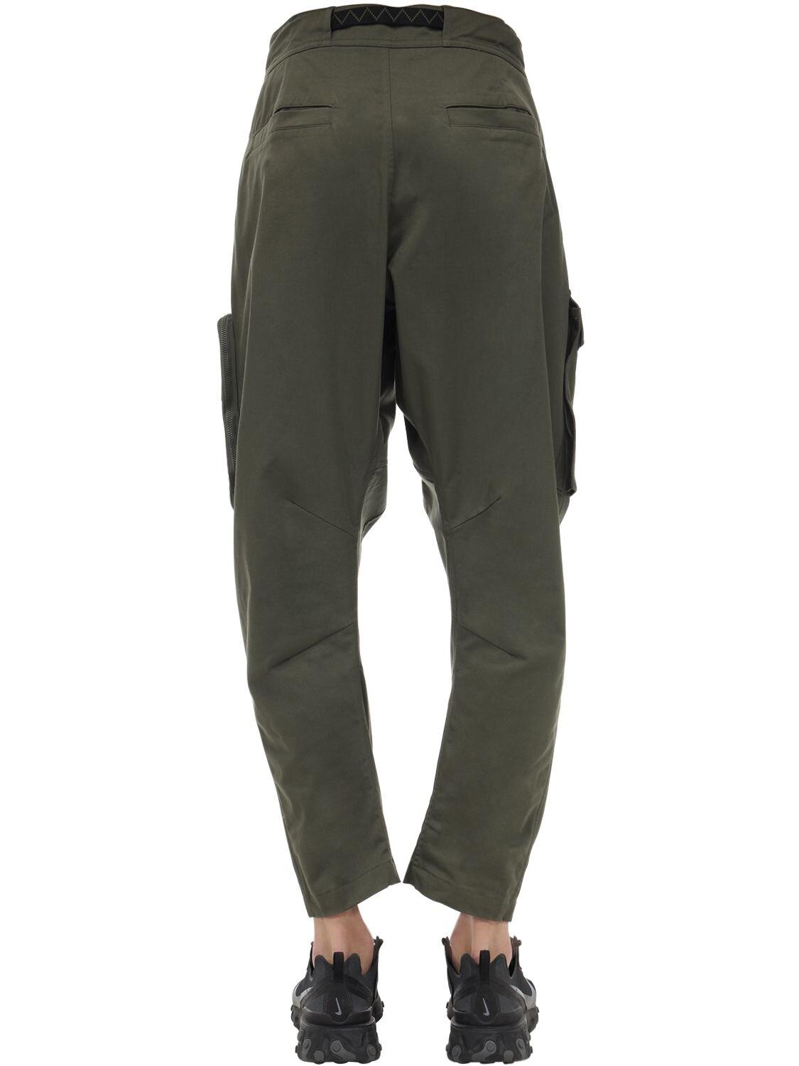 Nike Acg Cotton Blend Cargo Pants in Cargo Khaki (Green) for Men - Lyst