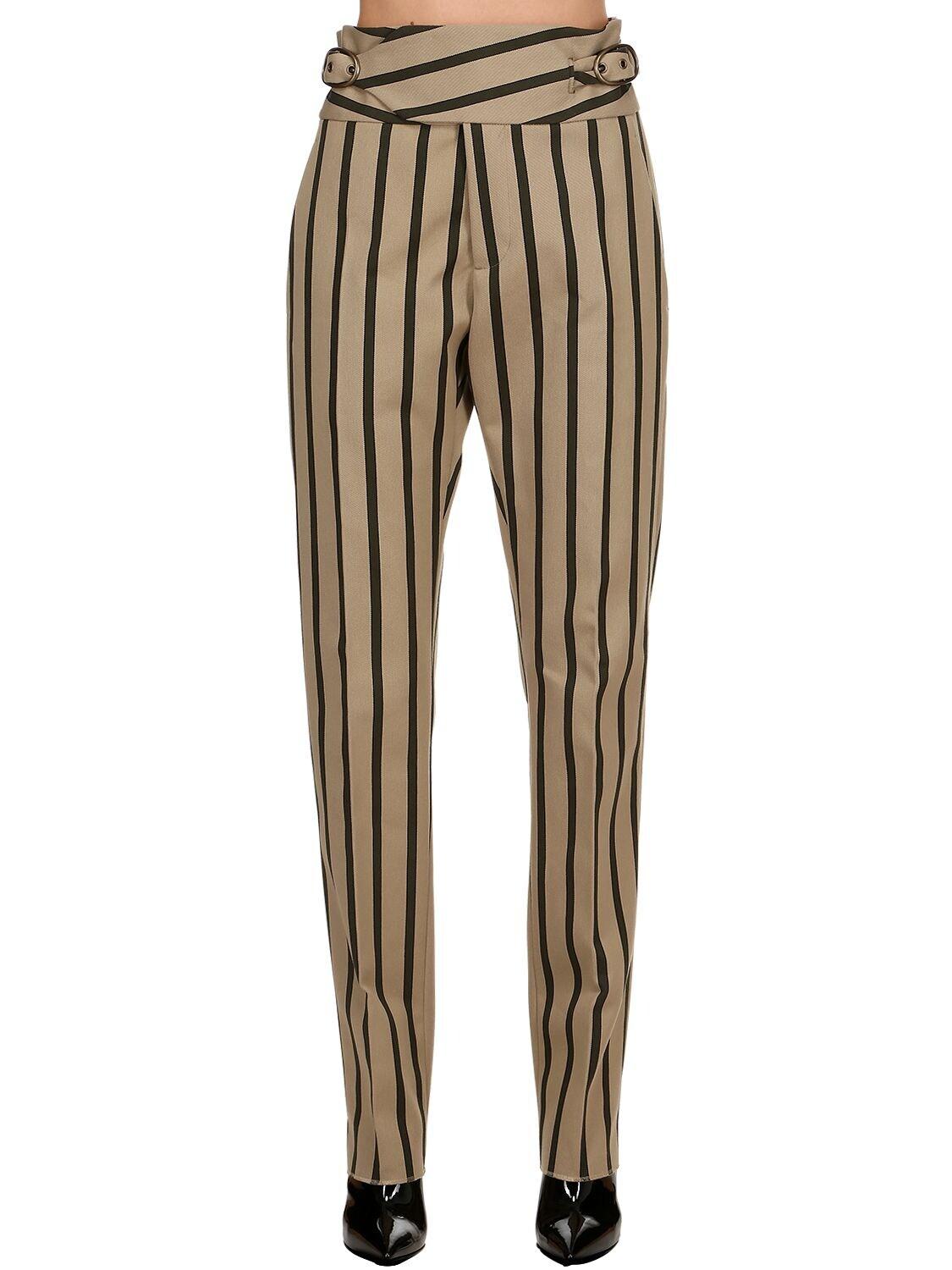 multicolor striped pants