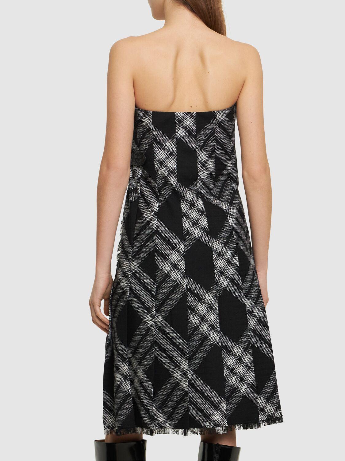Burberry strapless dress online