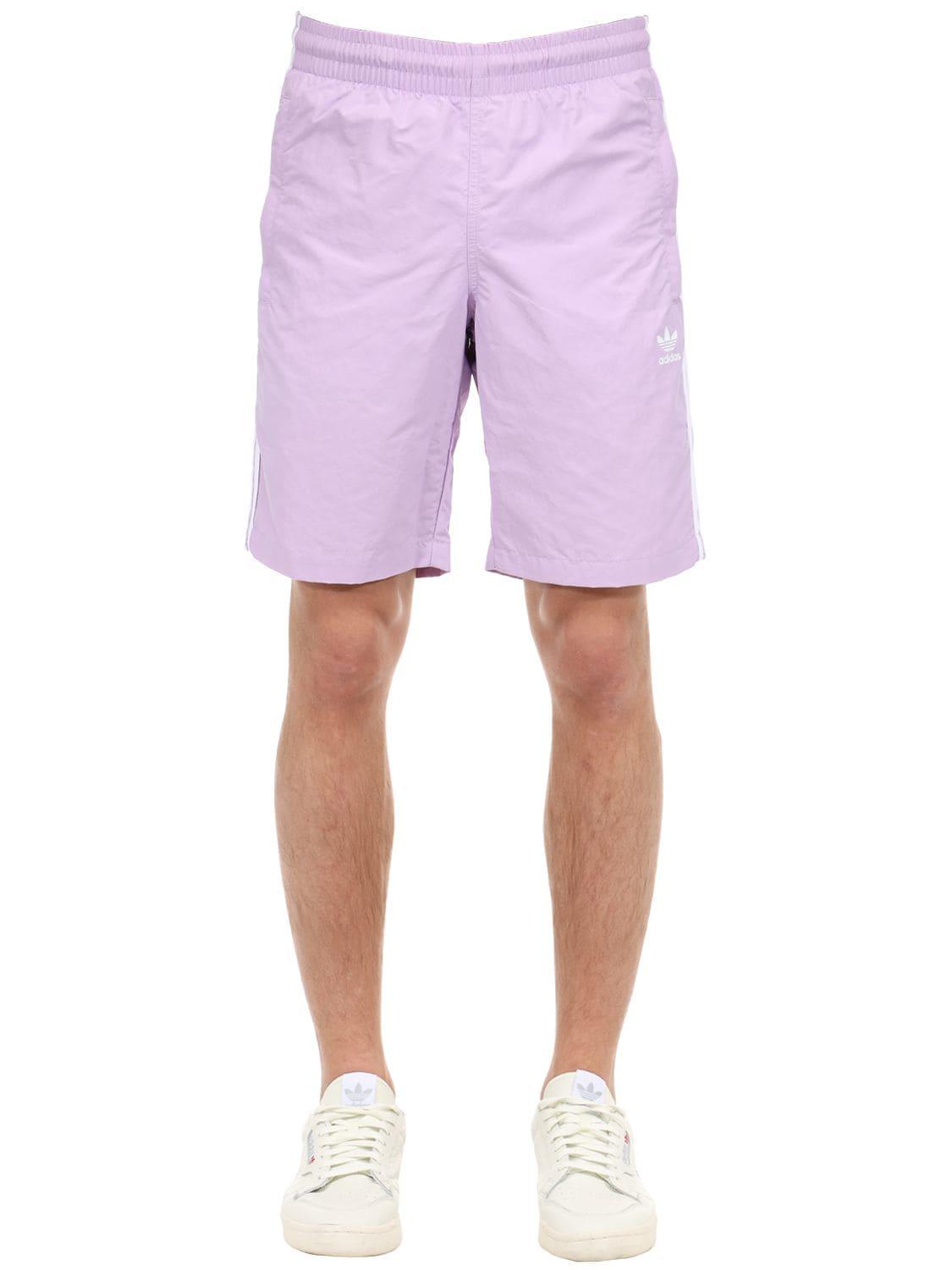 adidas purple glow shorts
