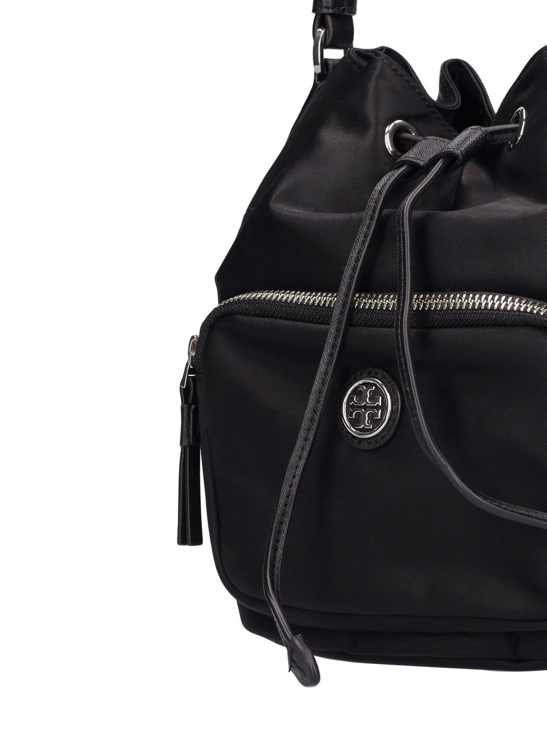 Tory Burch Virginia Bucket Bag Shoulder Bag in Black