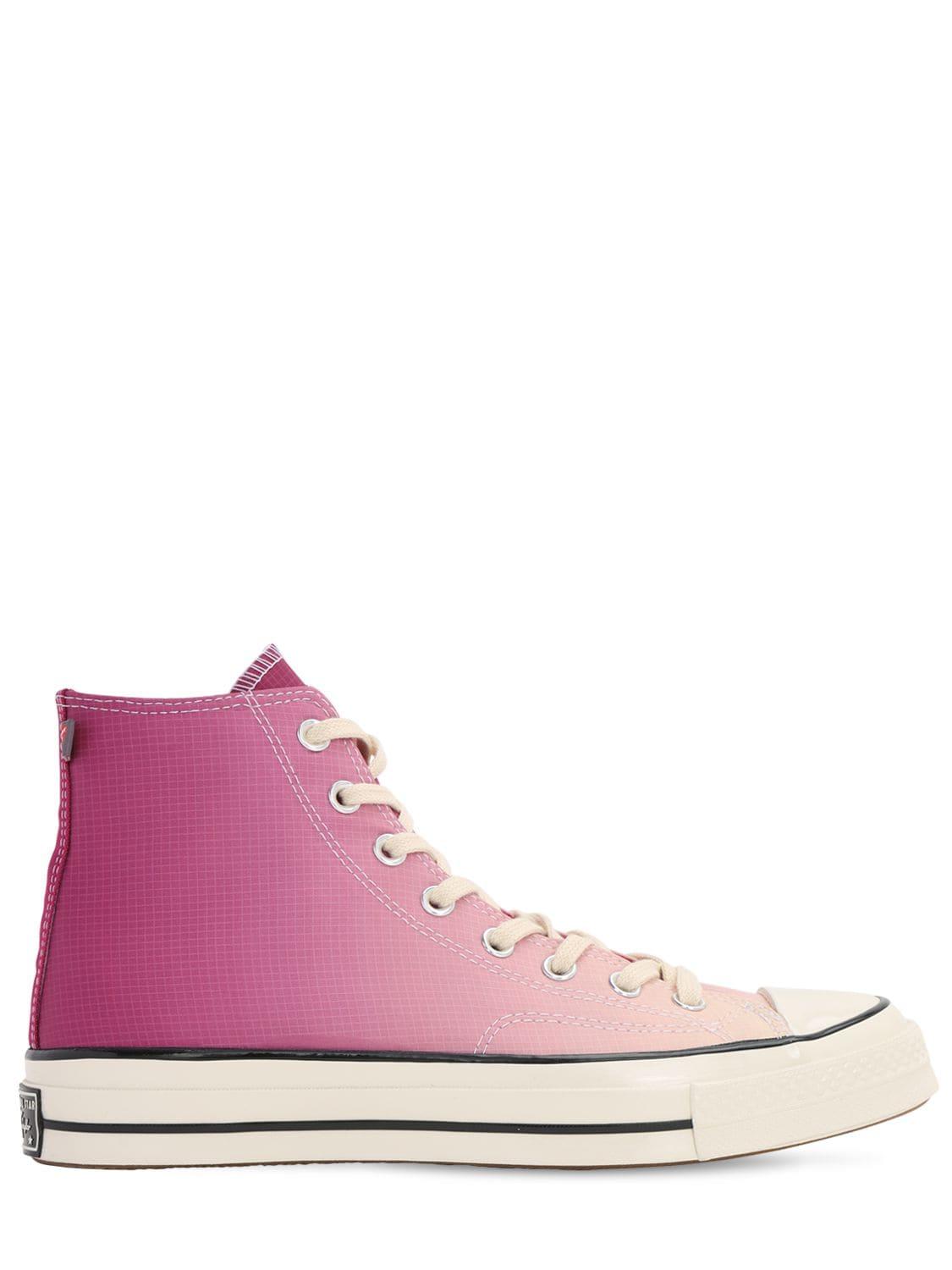 Baskets roses Chuck 70 High Synthétique Converse pour homme ... Baskets roses Chuck 70 High Synthétique Converse pour homme ...