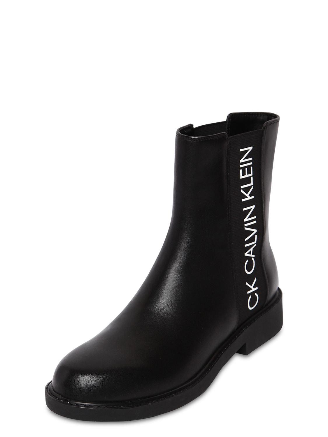 Bottes "yoshi" En Cuir 20mm Calvin Klein en coloris Noir | Lyst