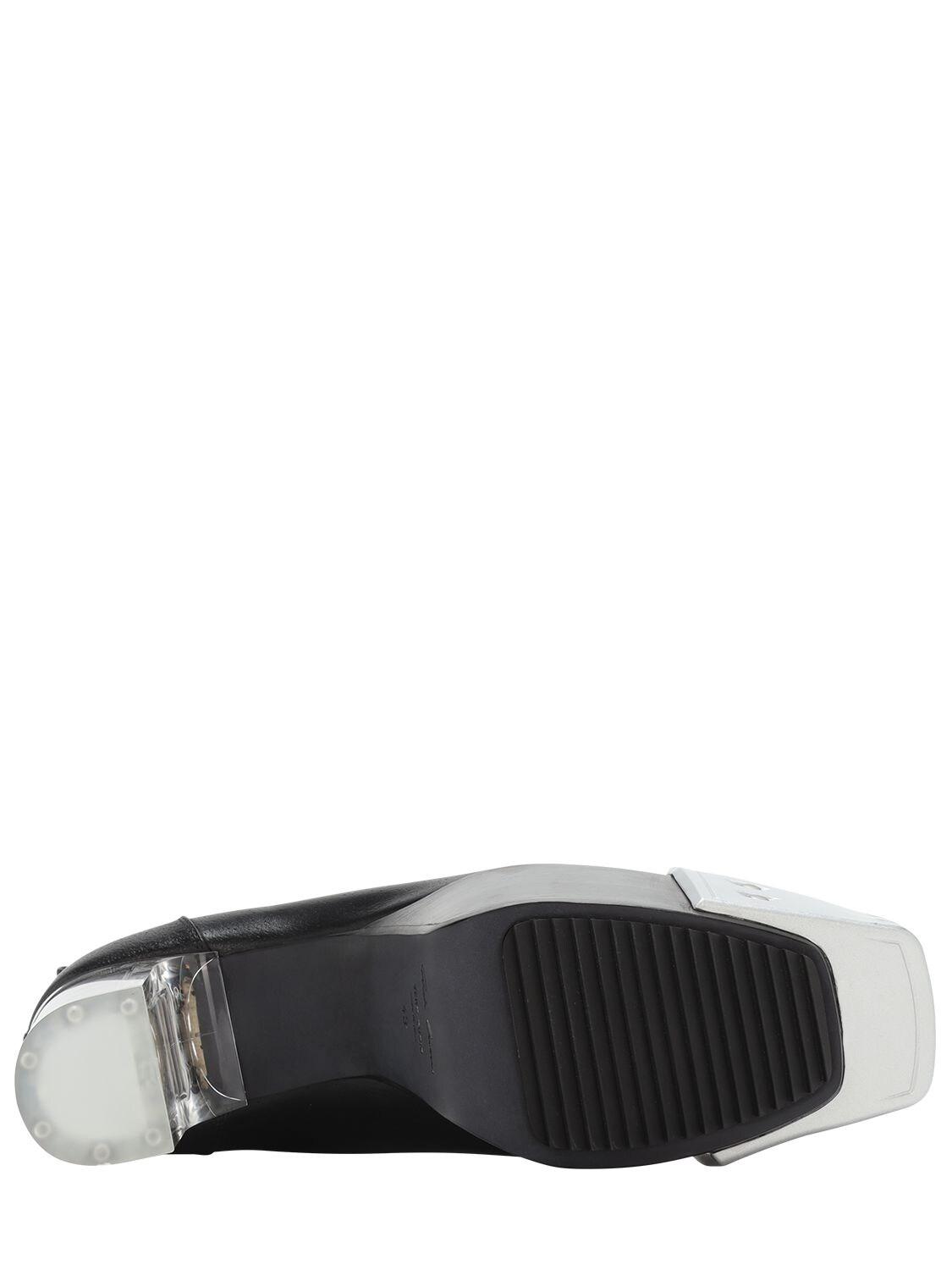 Rick Owens 125mm Grill Kiss Leather Boots in Black for Men Rick Owens 125mm Grill Kiss Leather Boots in Black for Men