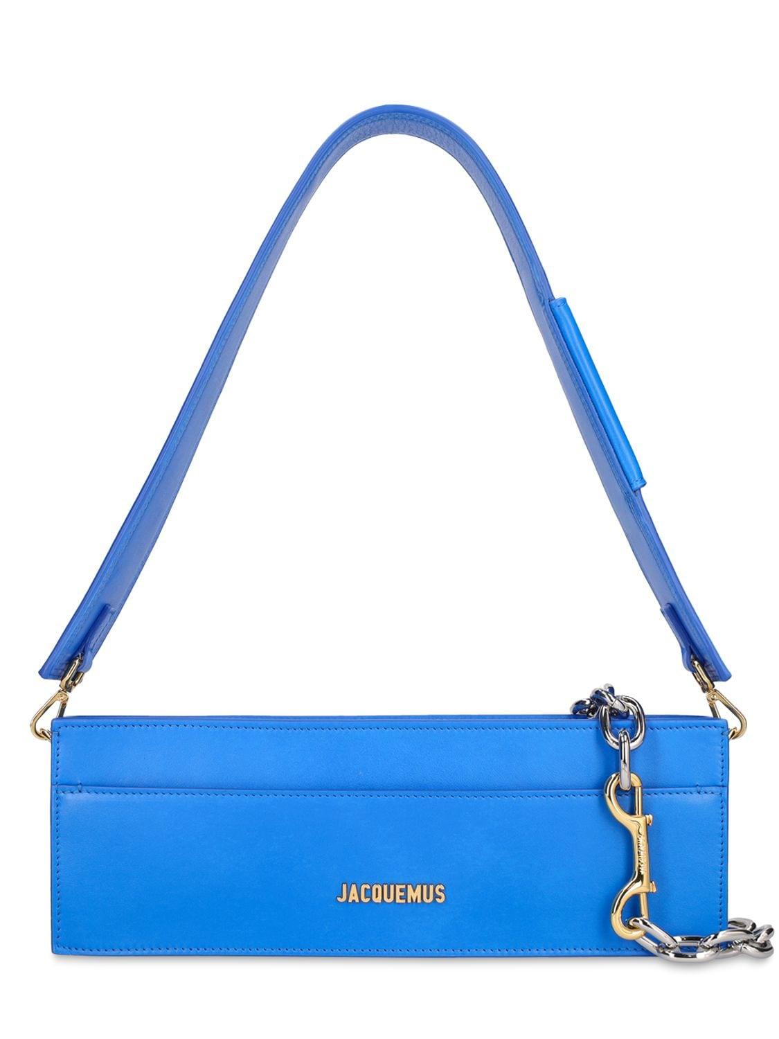 Jacquemus Le Ciuciu Leather Shoulder Bag in Blue | Lyst