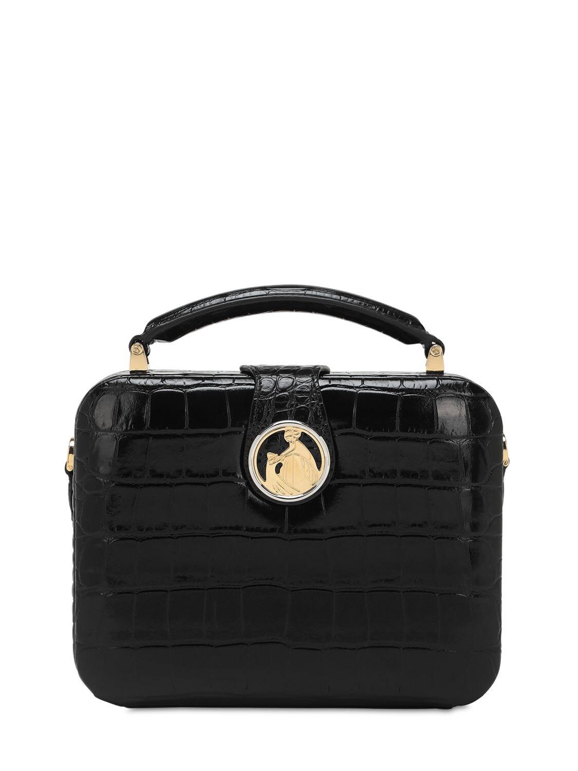 Lanvin Bento Box Minaudiere Bag in Black Lyst