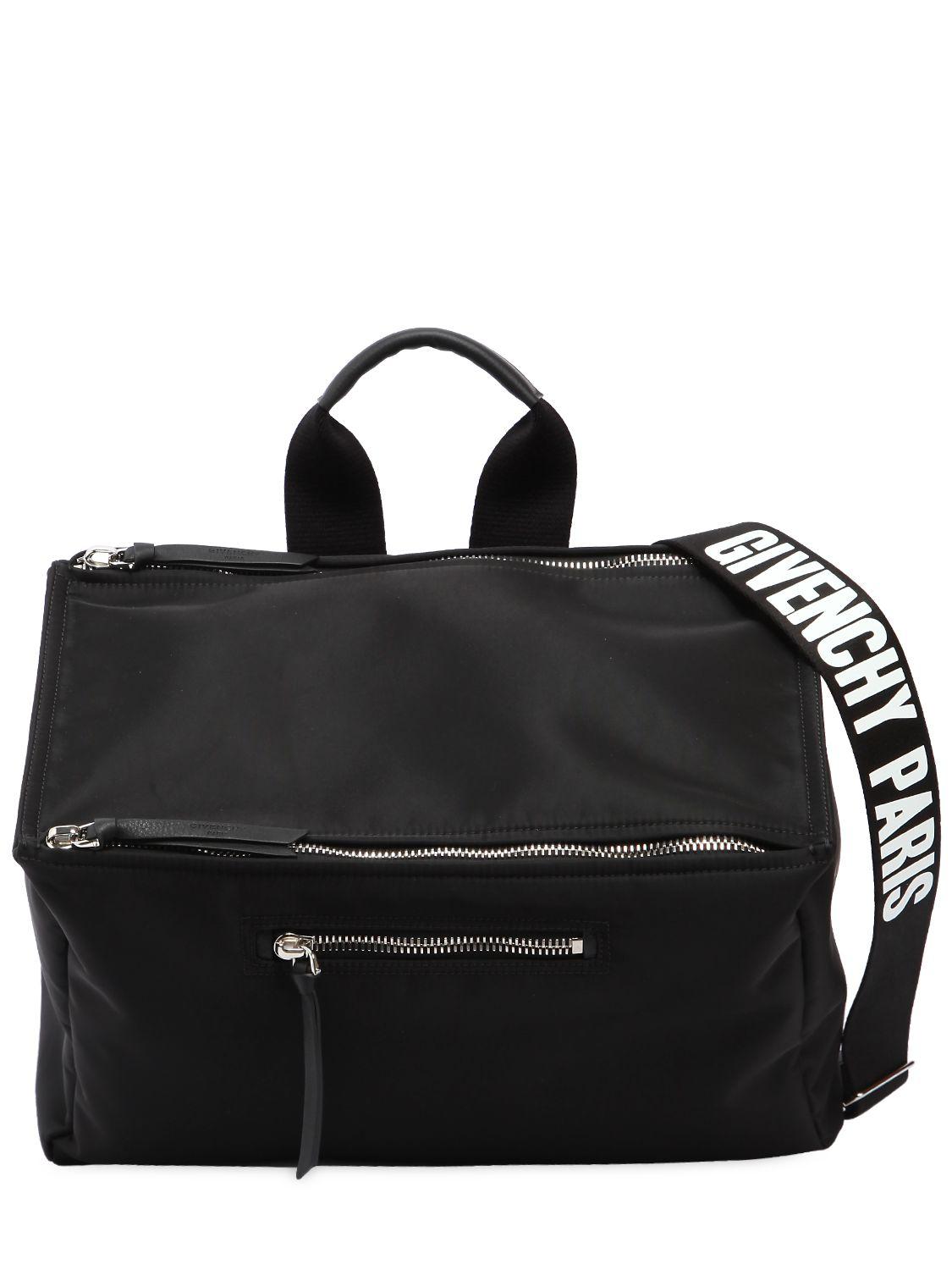 Givenchy Pandora Nylon Bag in Black for Men | Lyst
