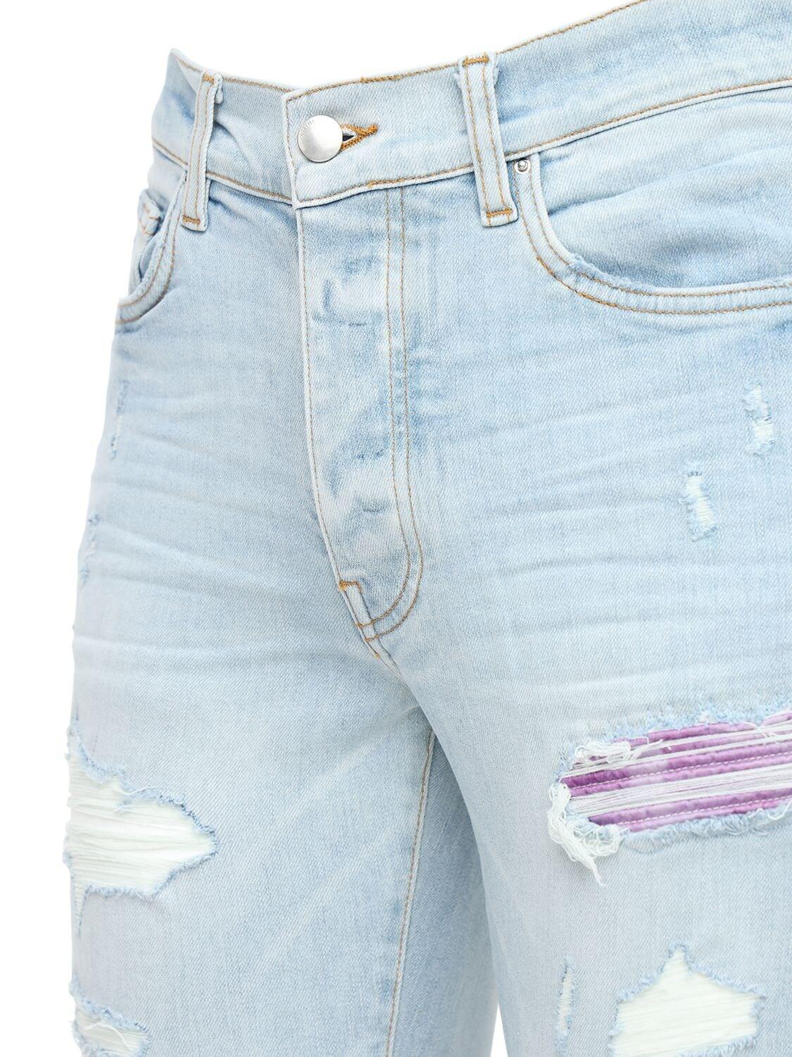Amiri Watercolor Patch Cotton Denim 