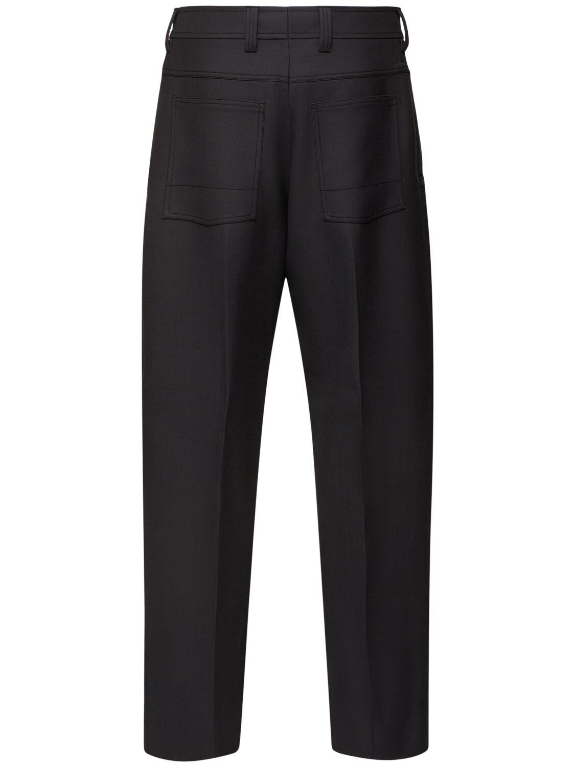 ZEGNA Pure Wool 5 pocket Pants in Blue for Men Lyst