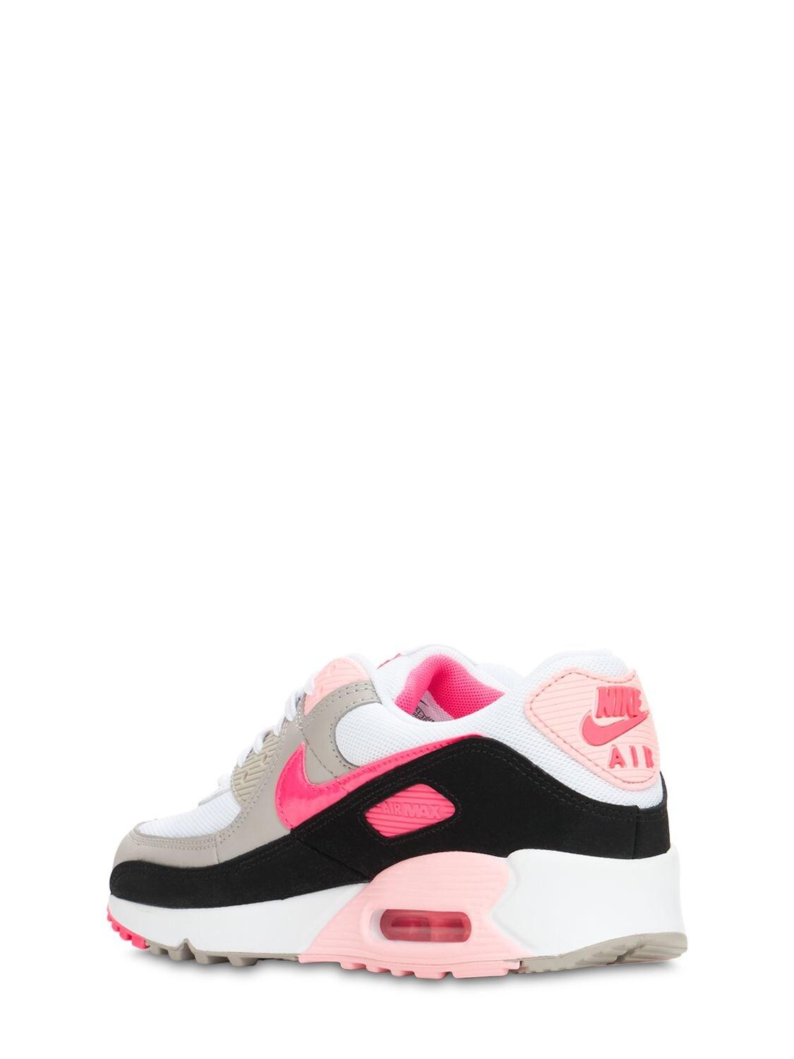 Nike Air Max 90 Sneakers in White/Pink (Pink) | Lyst