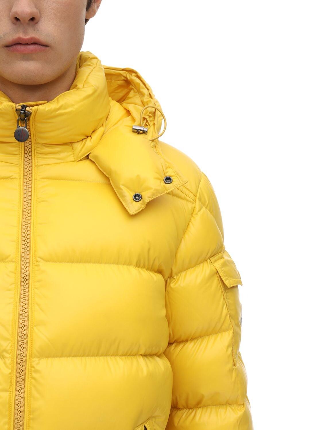 Moncler Maya Down Jacket in Yellow for Men | Lyst