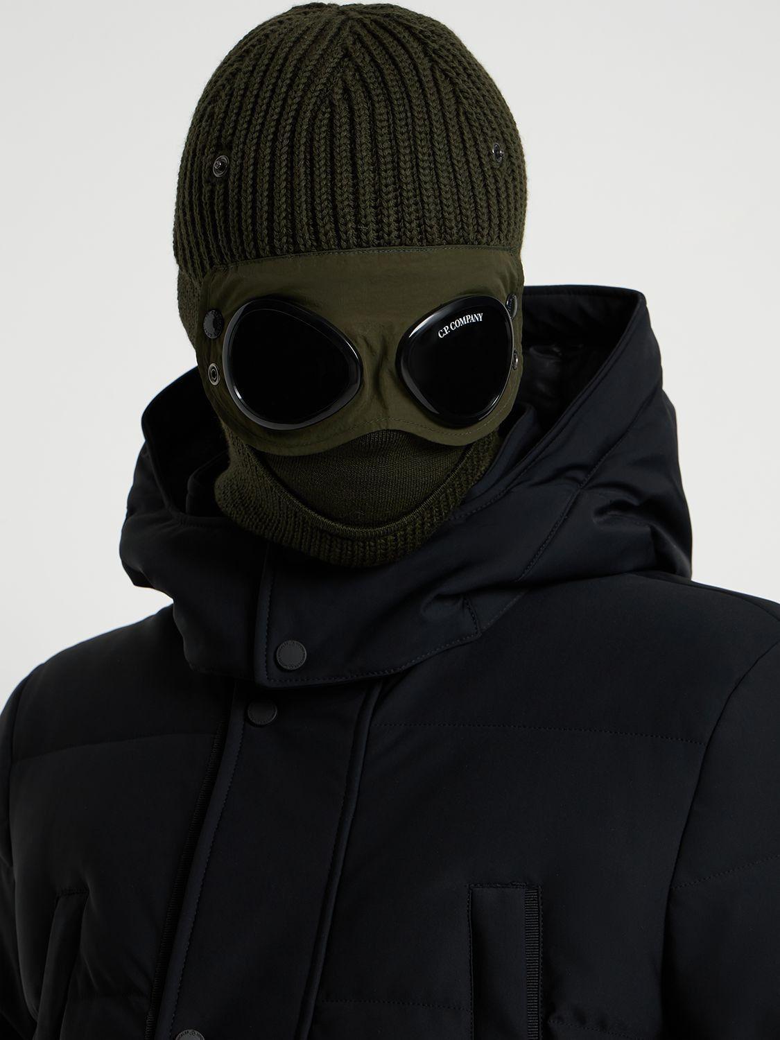 Company Wool Balaclava W/ Goggles in Gray for Men Lyst