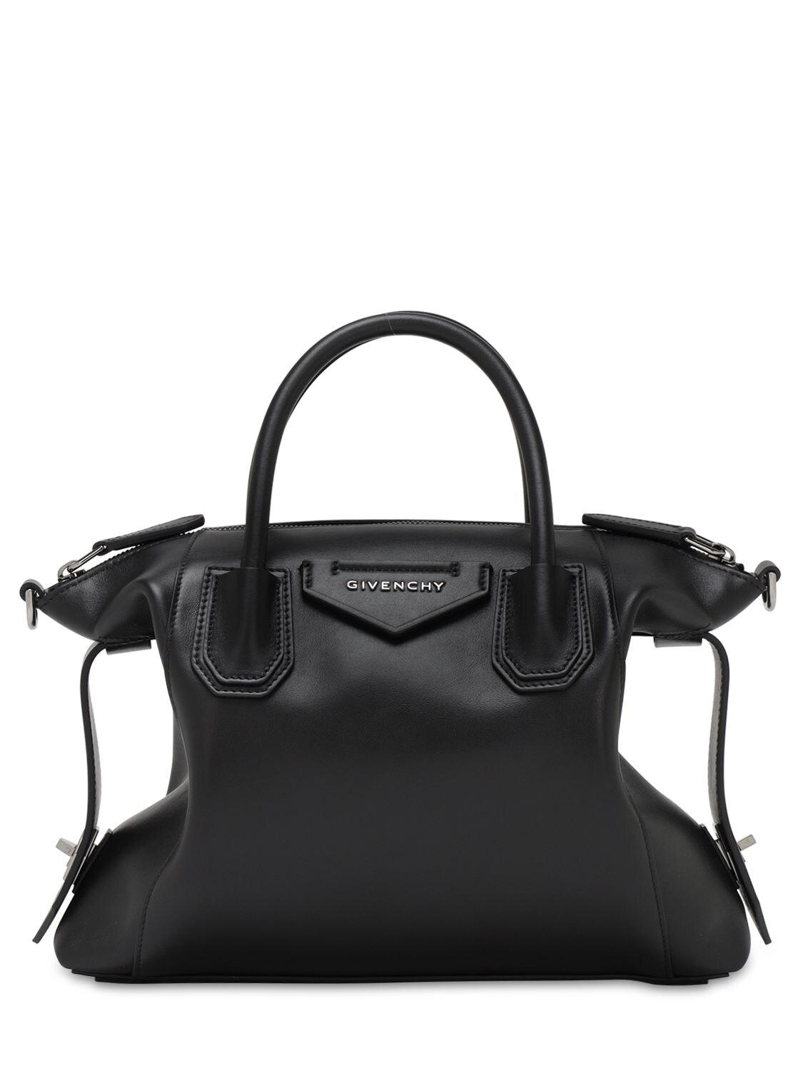 Givenchy Antigona Soft Leather Bag in Black - Lyst