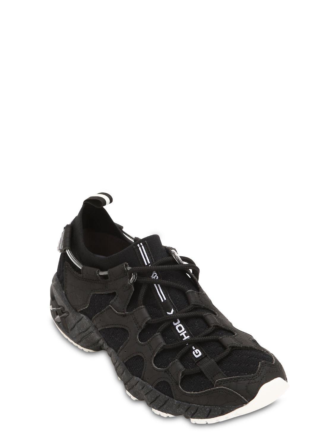 Asics Leather Gel Mai X Casio G-shock Sneakers in Black for Men | Lyst
