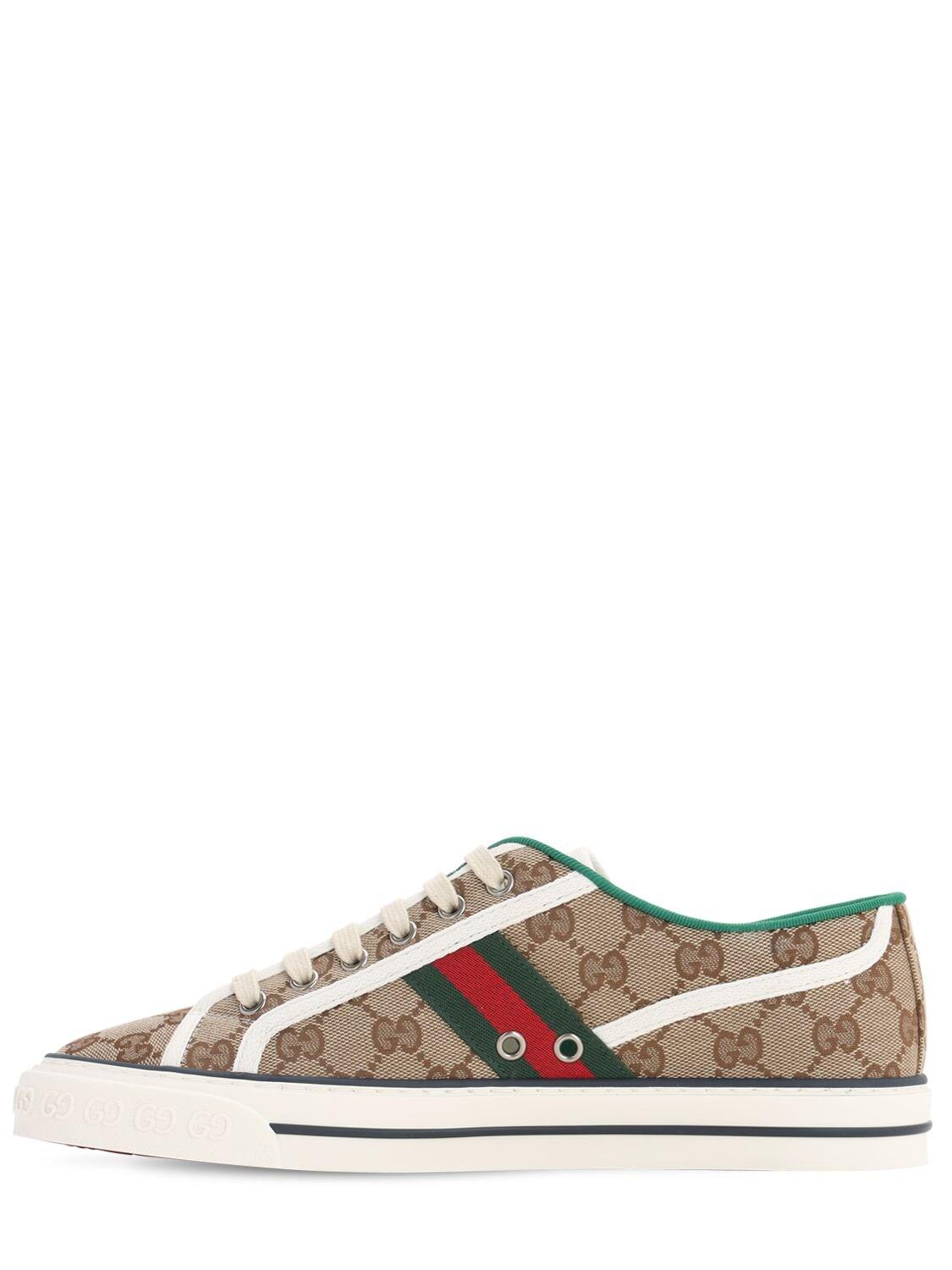 Gucci Canvas Trainers in Beige (White) - Save 22% | Lyst
