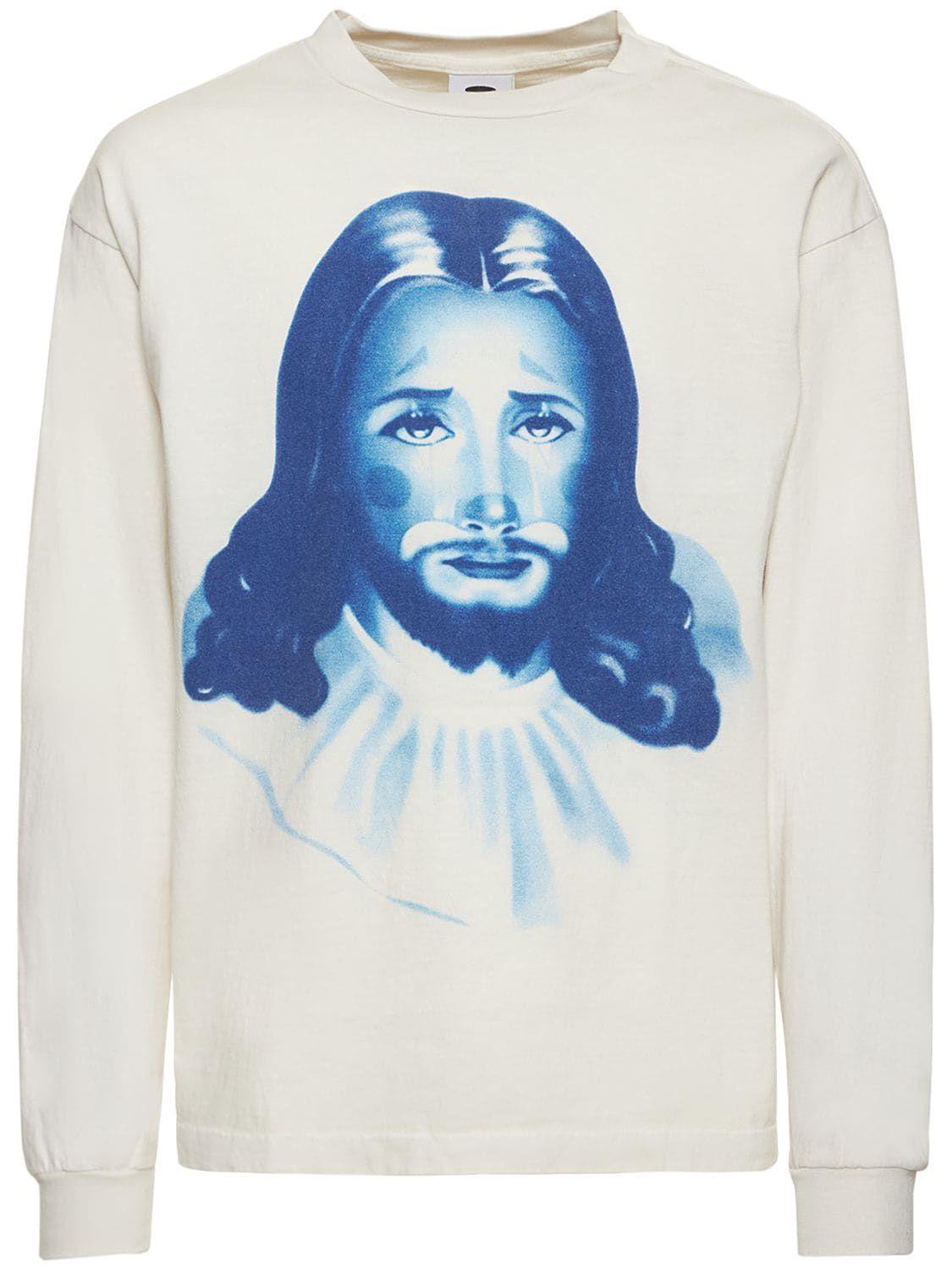 Saint Michael Born X Raised X T-shirt in Blue for Men | Lyst