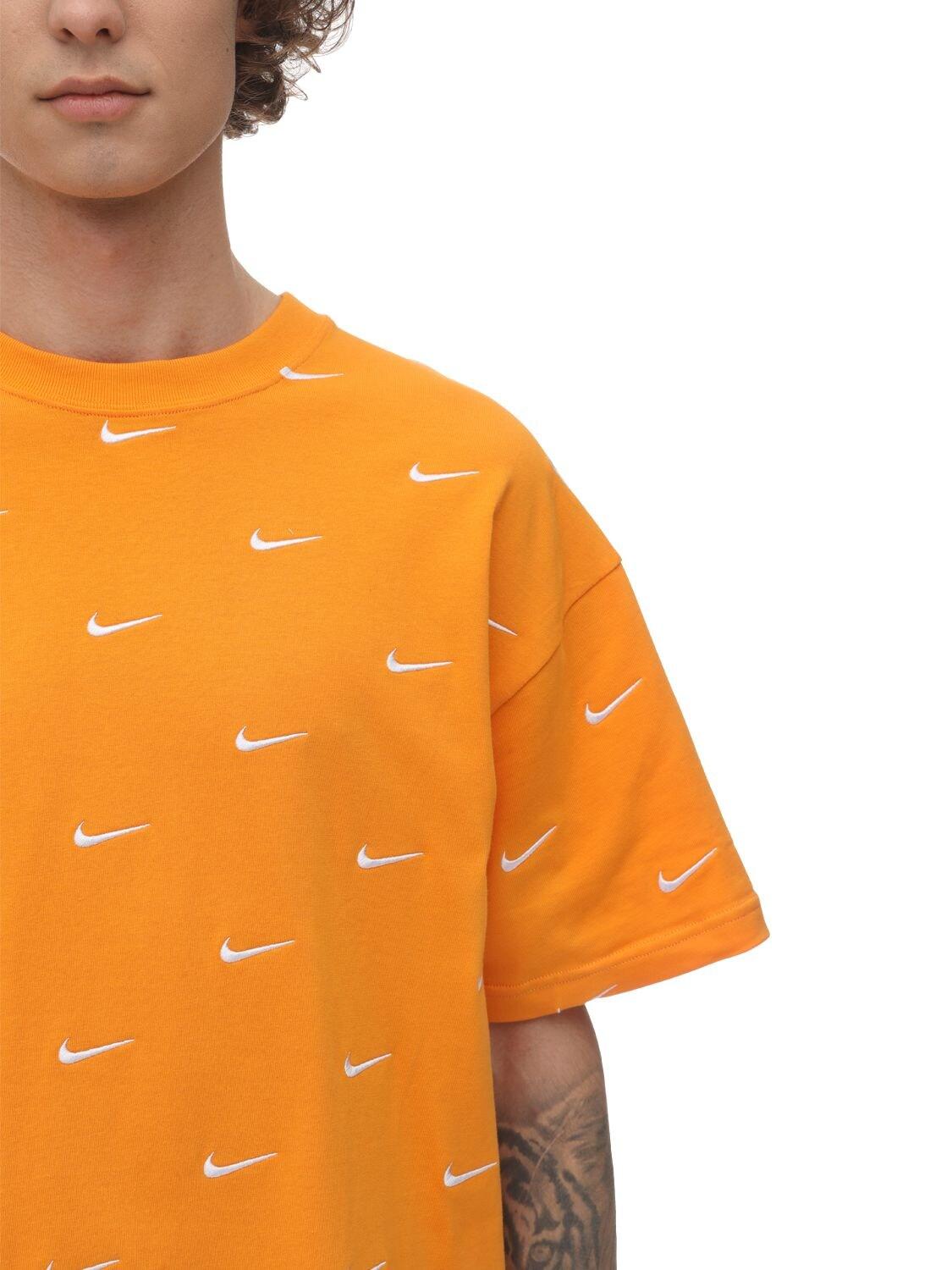 forsinke Overskrift Er velkendte Nike Nrg Swoosh Logo T-shirt in Orange for Men | Lyst