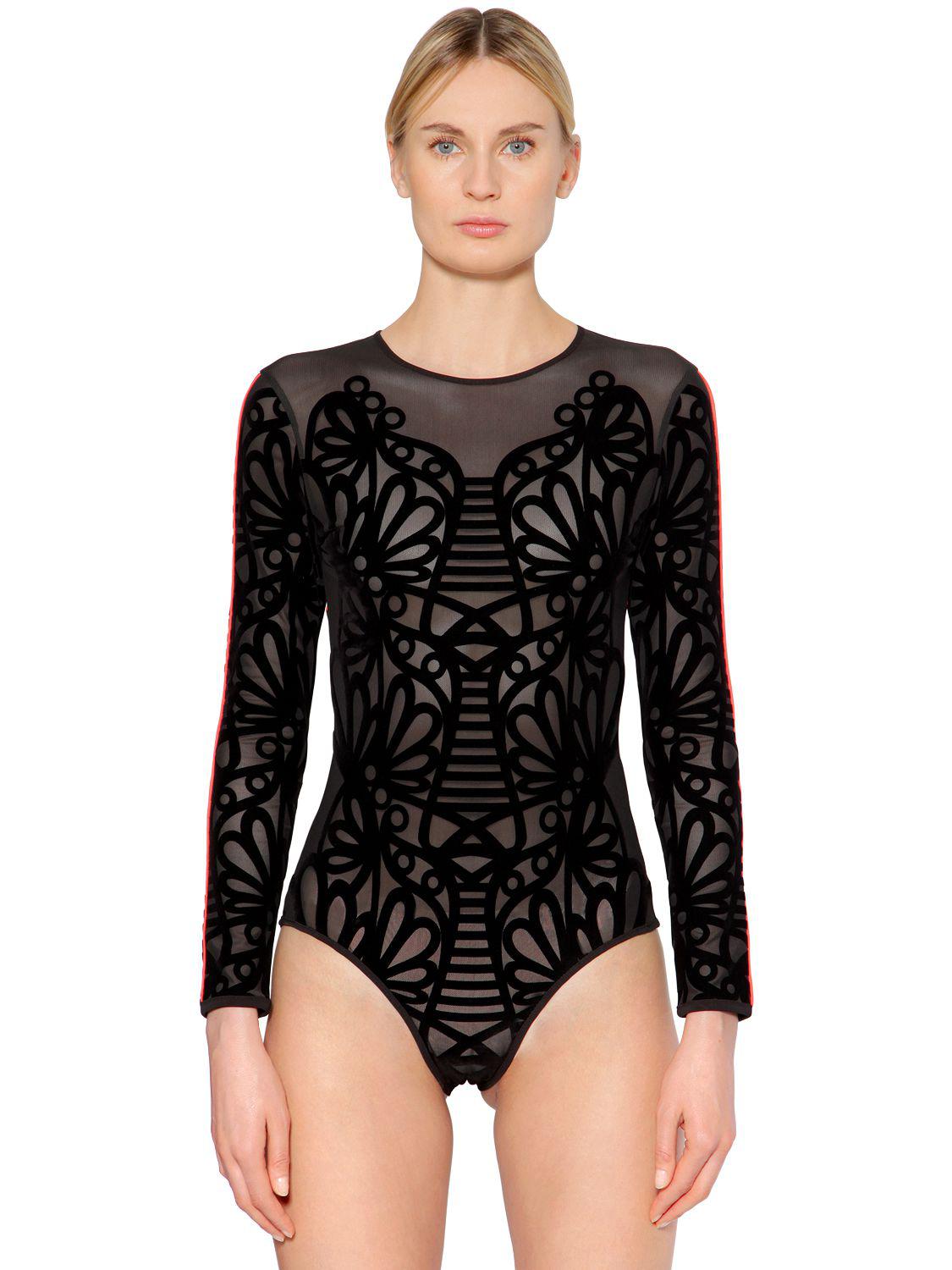 Puma Select Sophia Webster Sheer Bodysuit in Black - Lyst