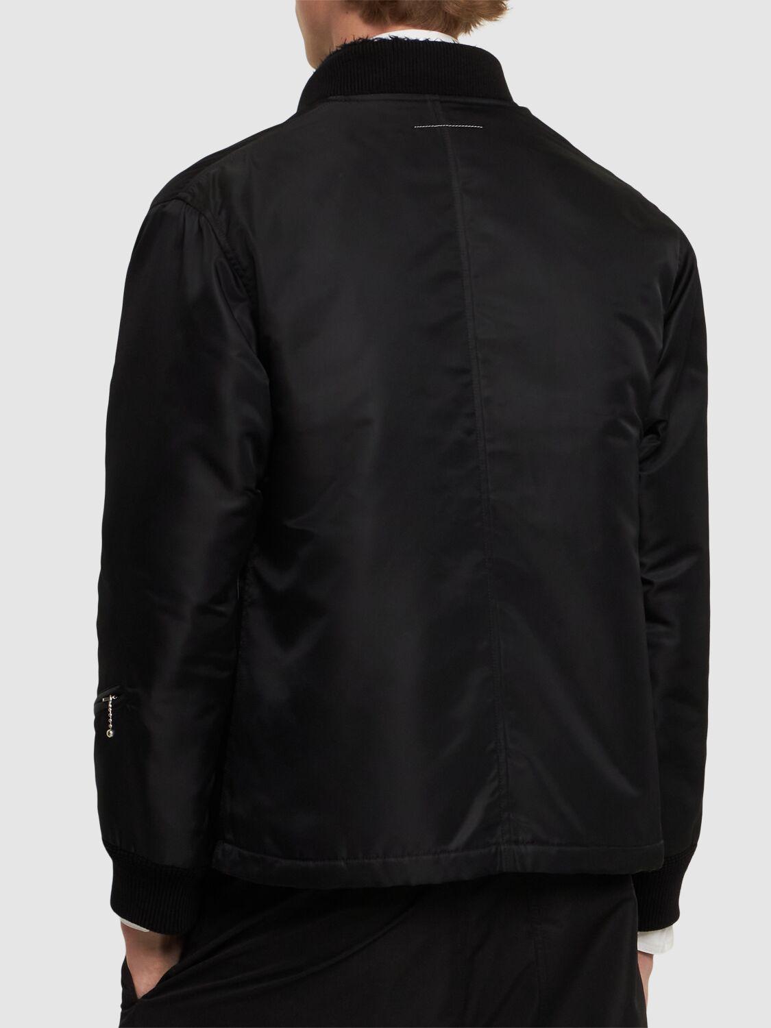 MM6 by Maison Martin Margiela メンズ ブラック リバーシブルパデッド 
