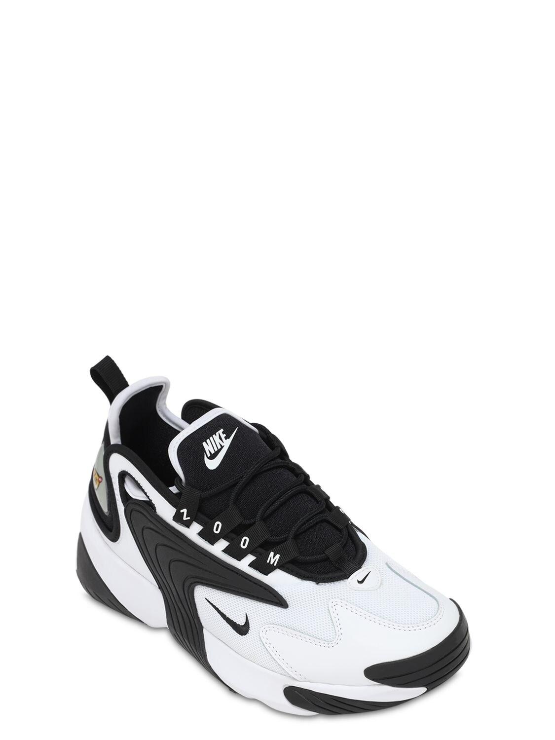 nike zoom 2k black and white size 5