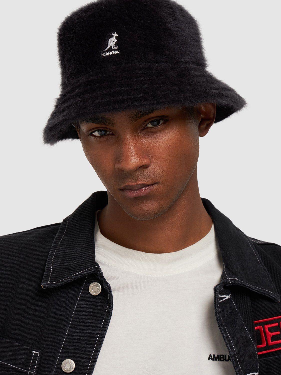 Kangol Furgora Casual Angora Blend Bucket Hat in Blue for Men Lyst
