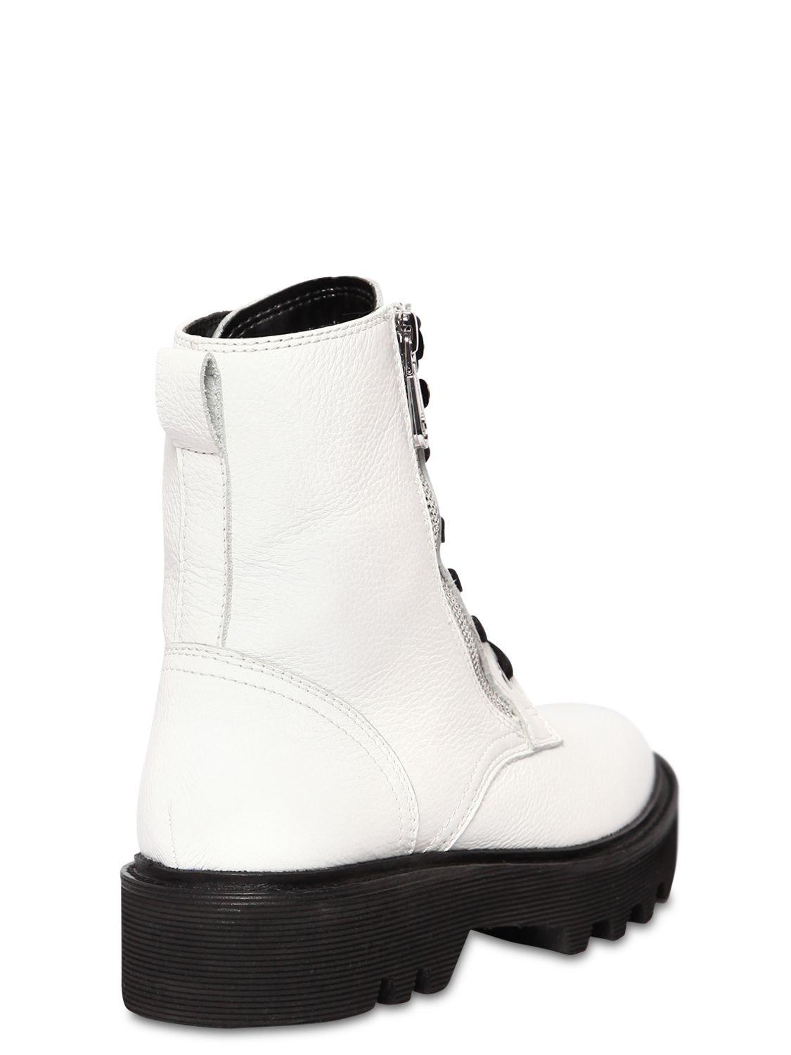 calvin klein combat boots