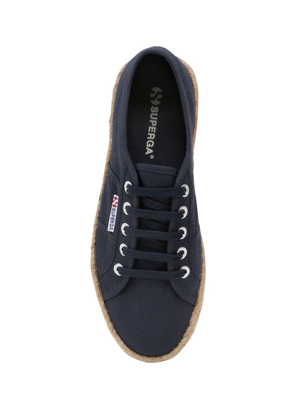 superga platform canvas