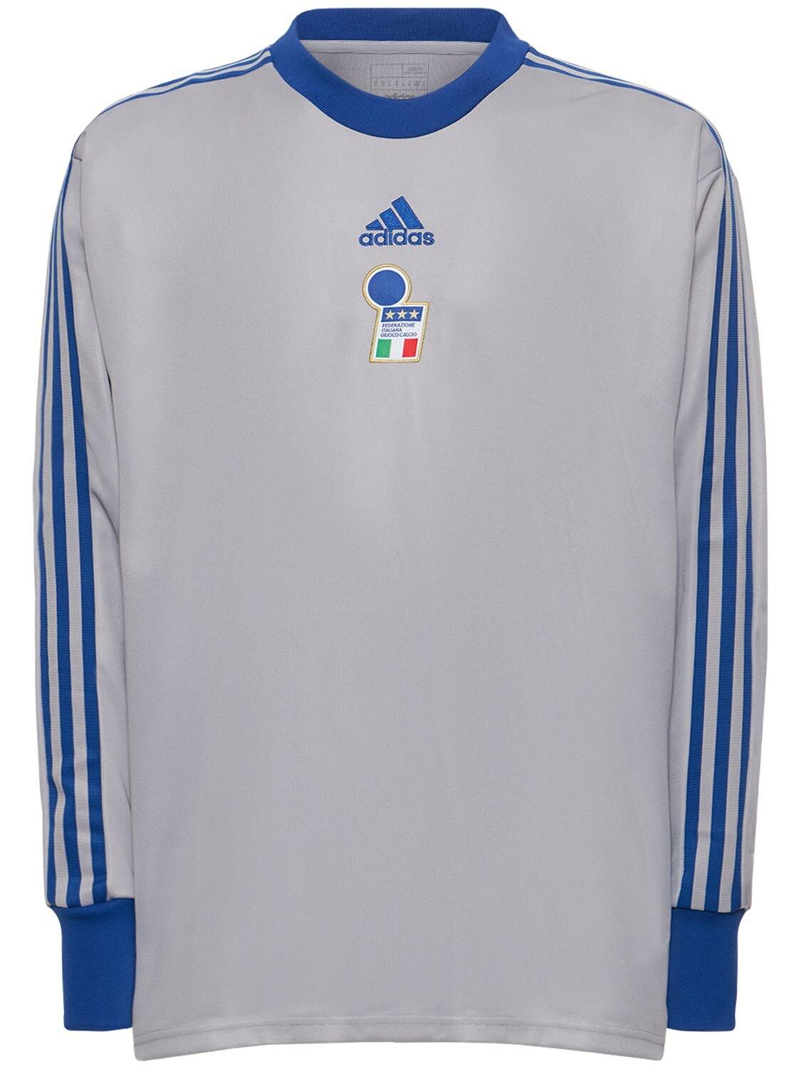 adidas Originals Italy 2023 Icon Goalkeeper Jersey Tshirt in Blue for Men |  Lyst UK